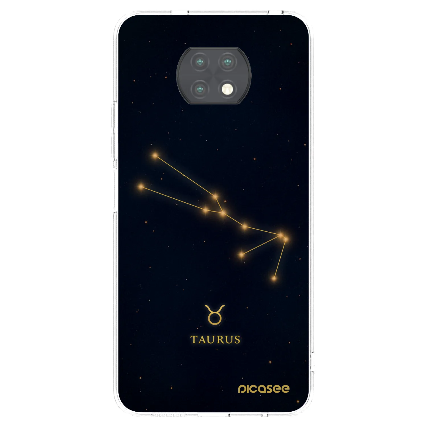 Picasee silikonový průhledný obal pro Xiaomi Redmi Note 9T - TAURUS