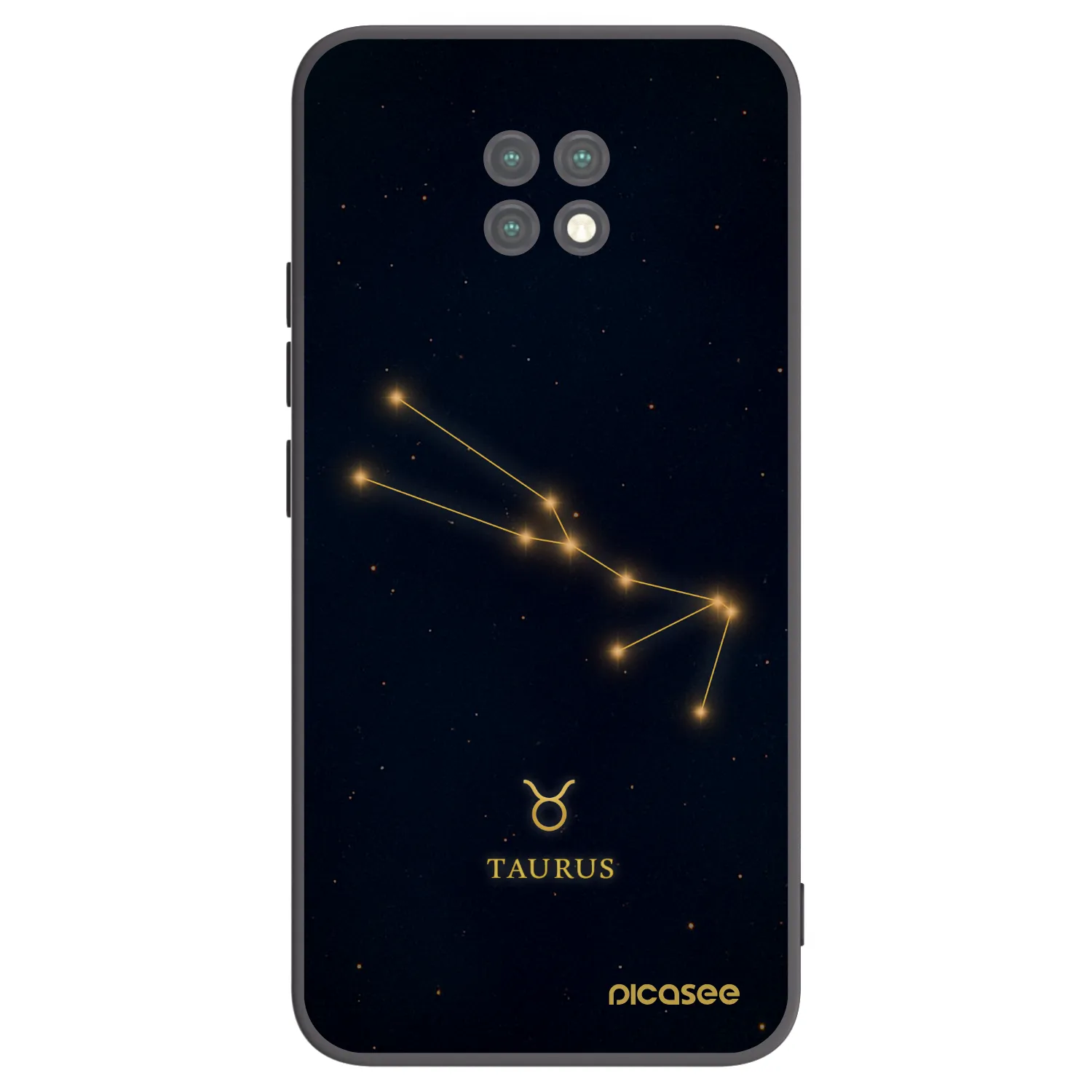 Picasee silikonový černý obal pro Xiaomi Redmi Note 9T - TAURUS