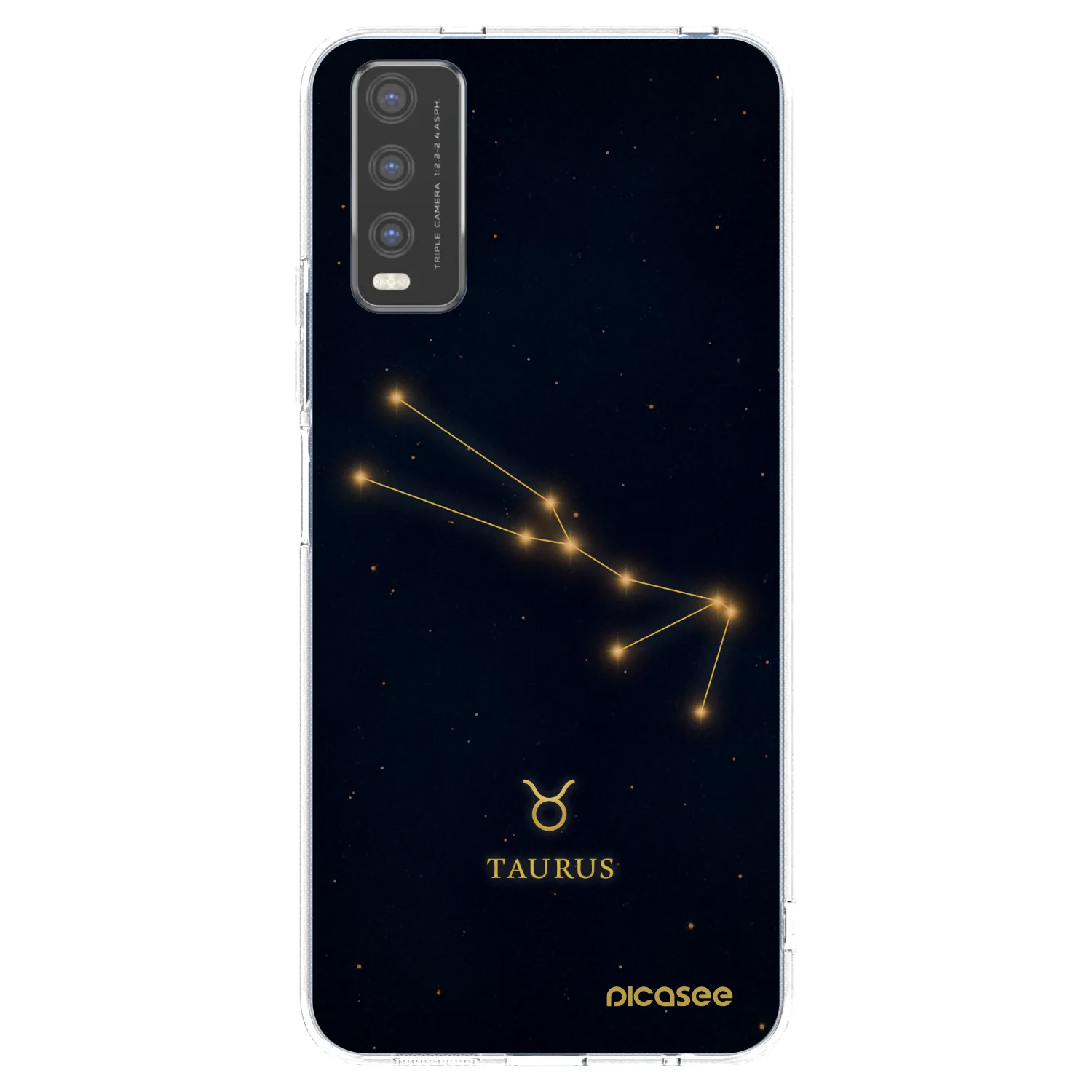 Picasee silikonový průhledný obal pro Vivo Y20s - TAURUS
