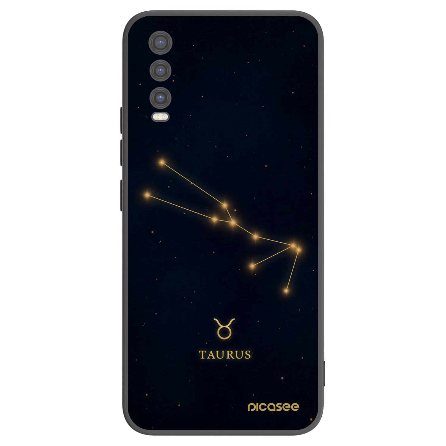 Picasee silikonový černý obal pro Vivo Y20s - TAURUS