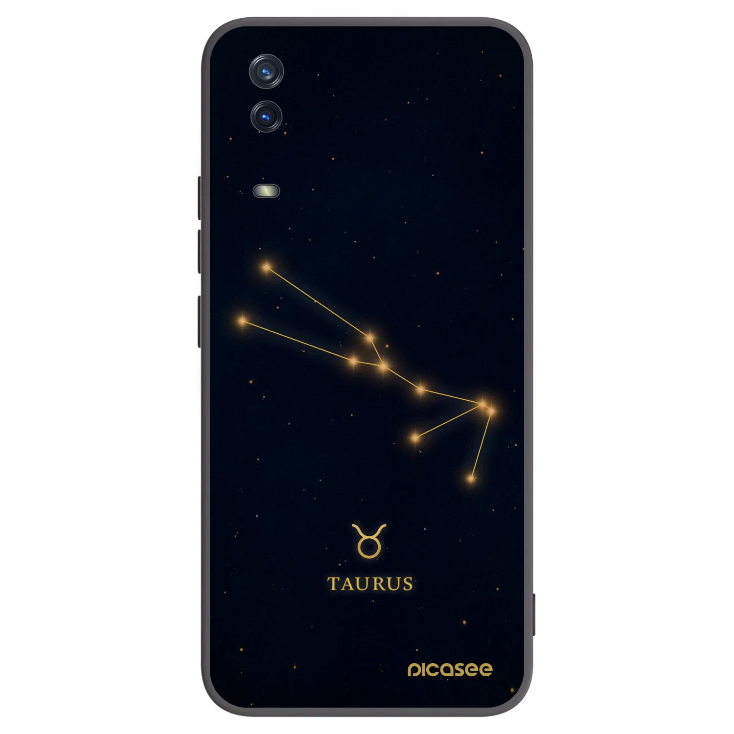 Picasee silikonový černý obal pro Vivo Y11s - TAURUS