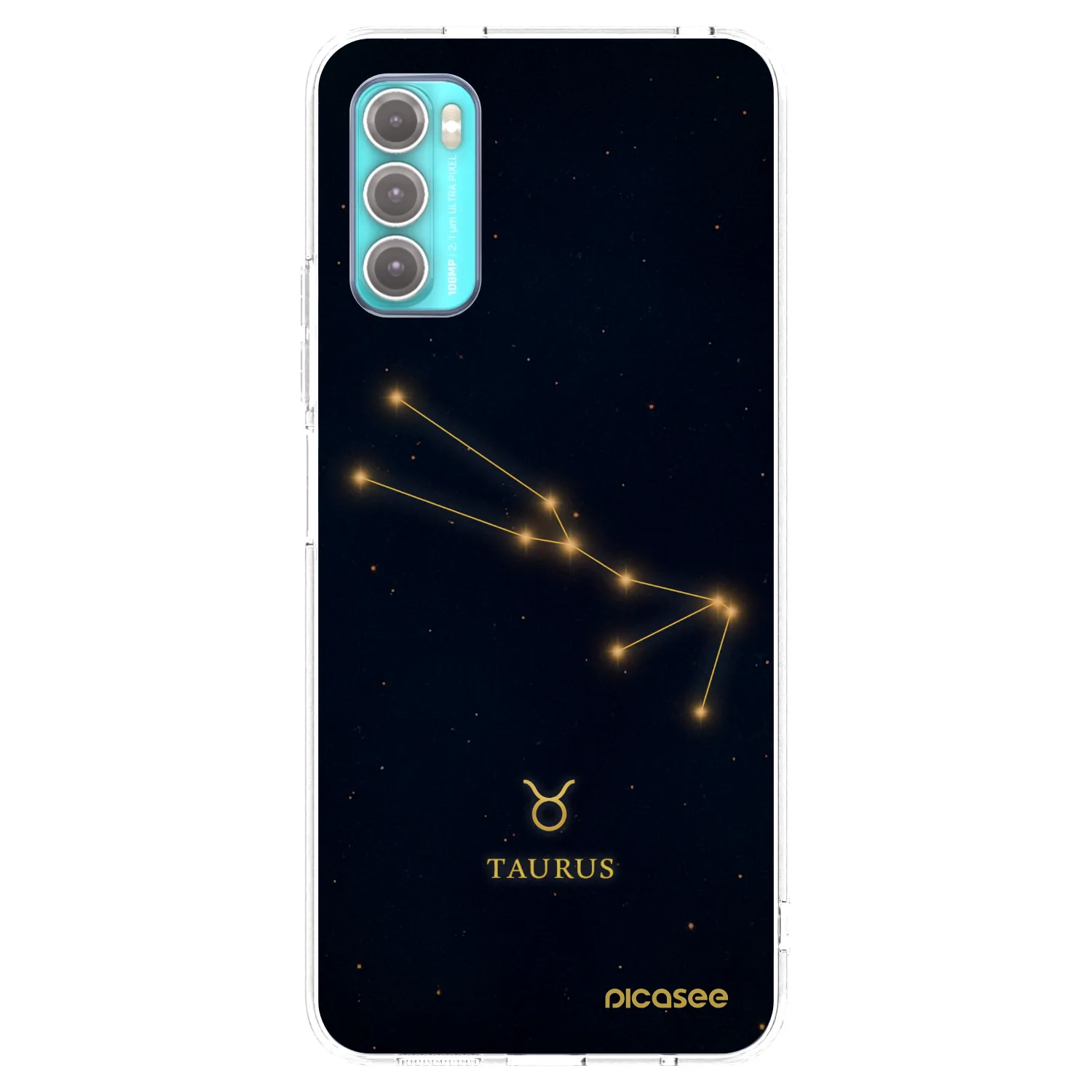 Picasee silikonový průhledný obal pro Motorola Moto G60 - TAURUS