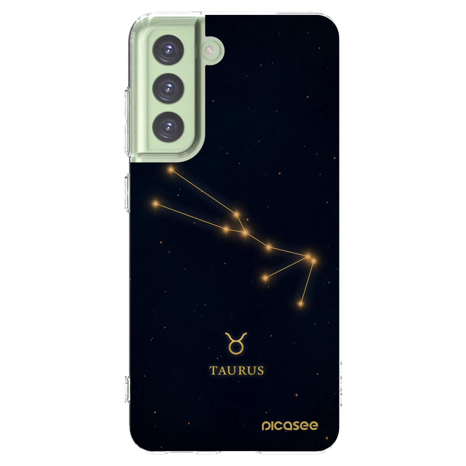 Picasee silikonový průhledný obal pro Samsung Galaxy S21 FE 5G - TAURUS