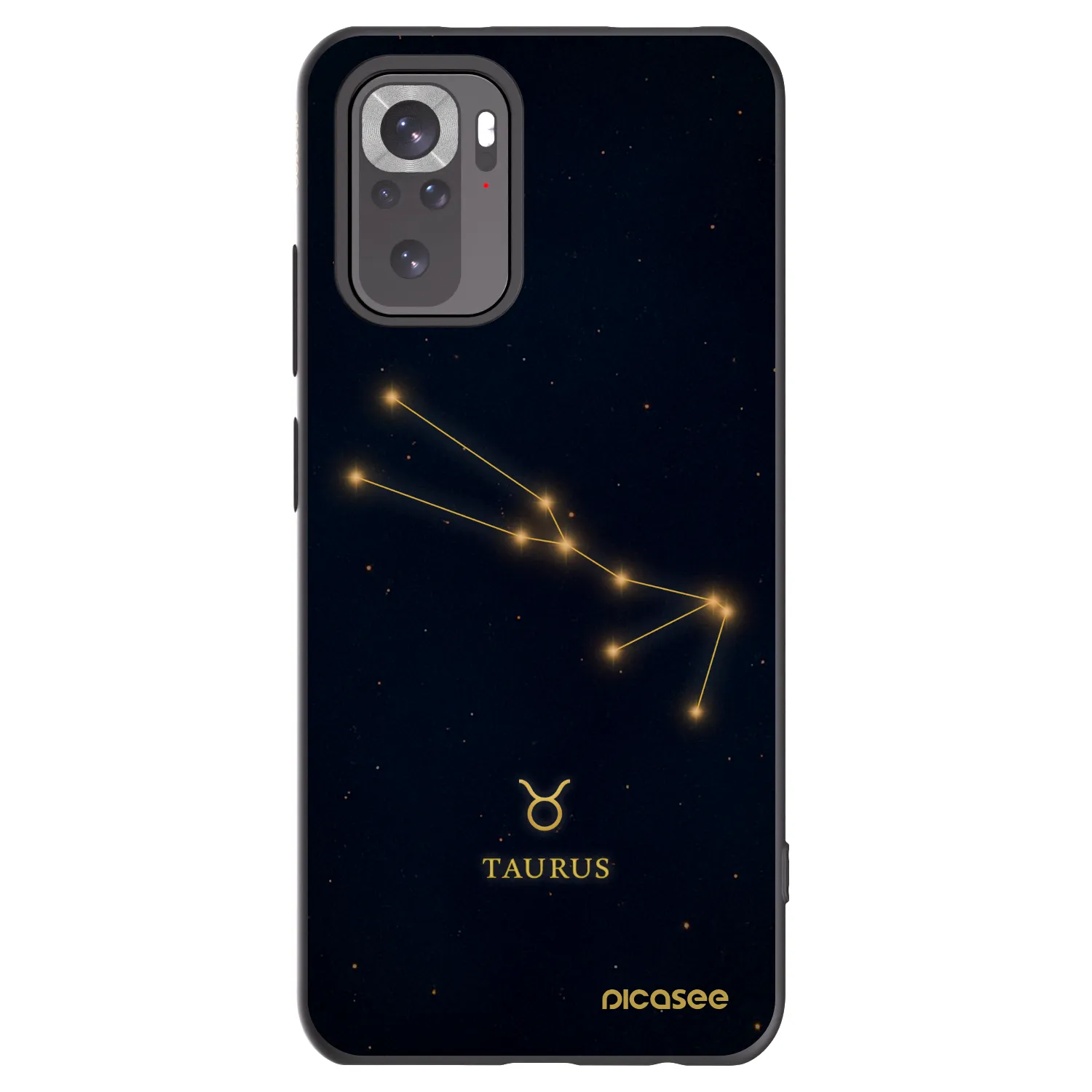Picasee silikonový černý obal pro Xiaomi Redmi Note 11S 4G - TAURUS