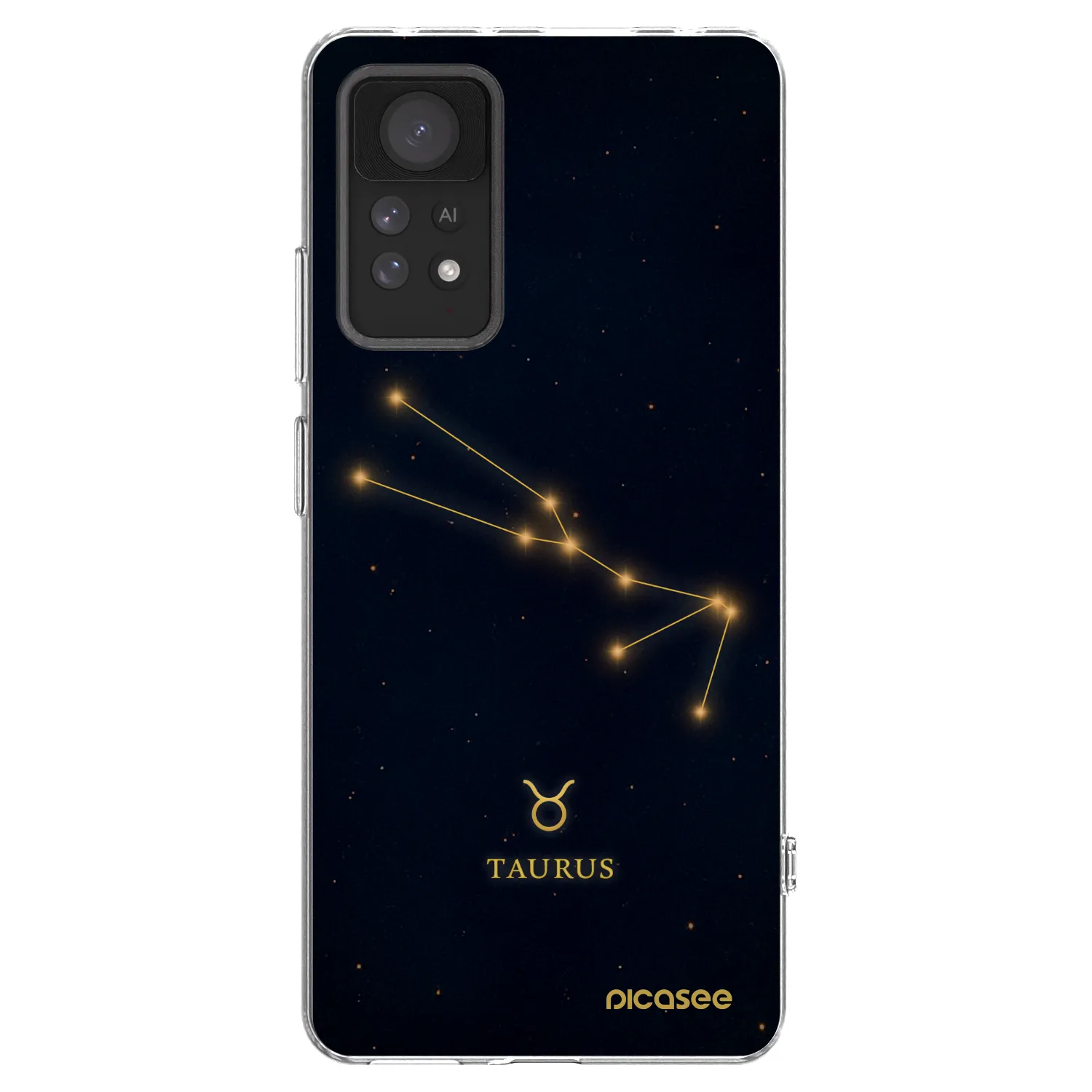 Picasee silikonový průhledný obal pro Xiaomi Redmi Note 11 Pro - TAURUS