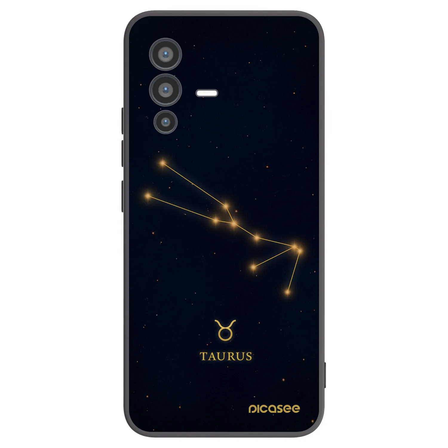 Picasee silikonový černý obal pro Vivo V23 5G - TAURUS