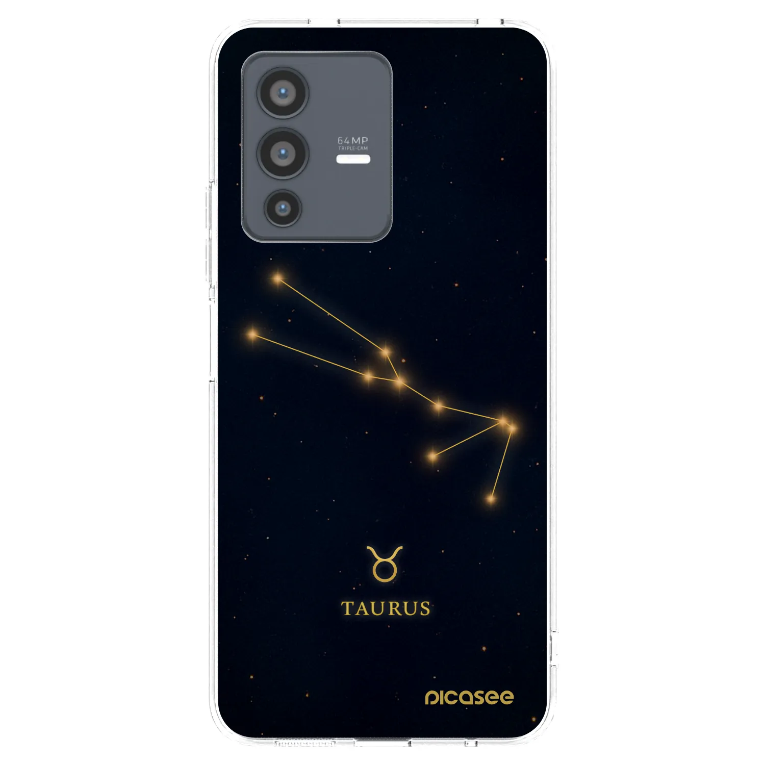 Picasee silikonový průhledný obal pro Vivo V23 5G - TAURUS