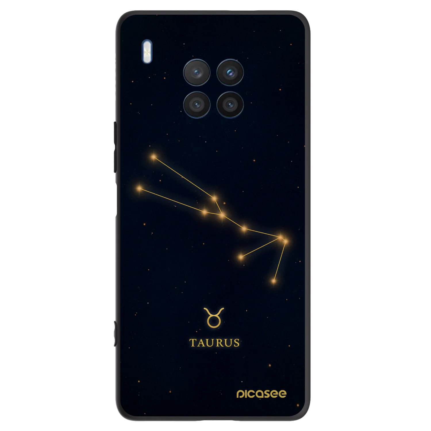 Picasee silikonový černý obal pro Honor 50 Lite - TAURUS
