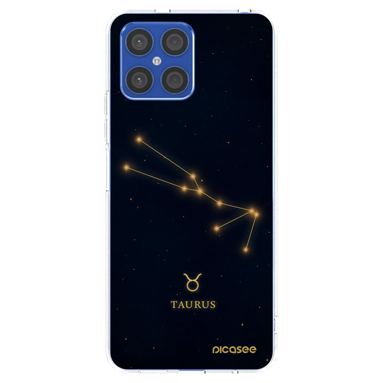 Picasee silikonový průhledný obal pro Honor X8 4G - TAURUS