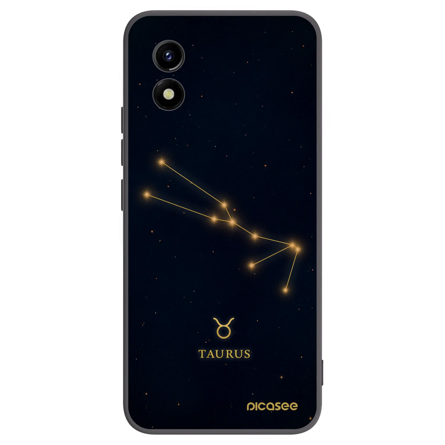 Picasee silikonový černý obal pro Vivo Y01 - TAURUS