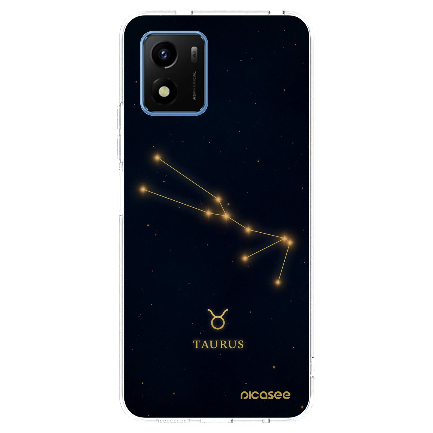 Picasee silikonový průhledný obal pro Vivo Y01 - TAURUS