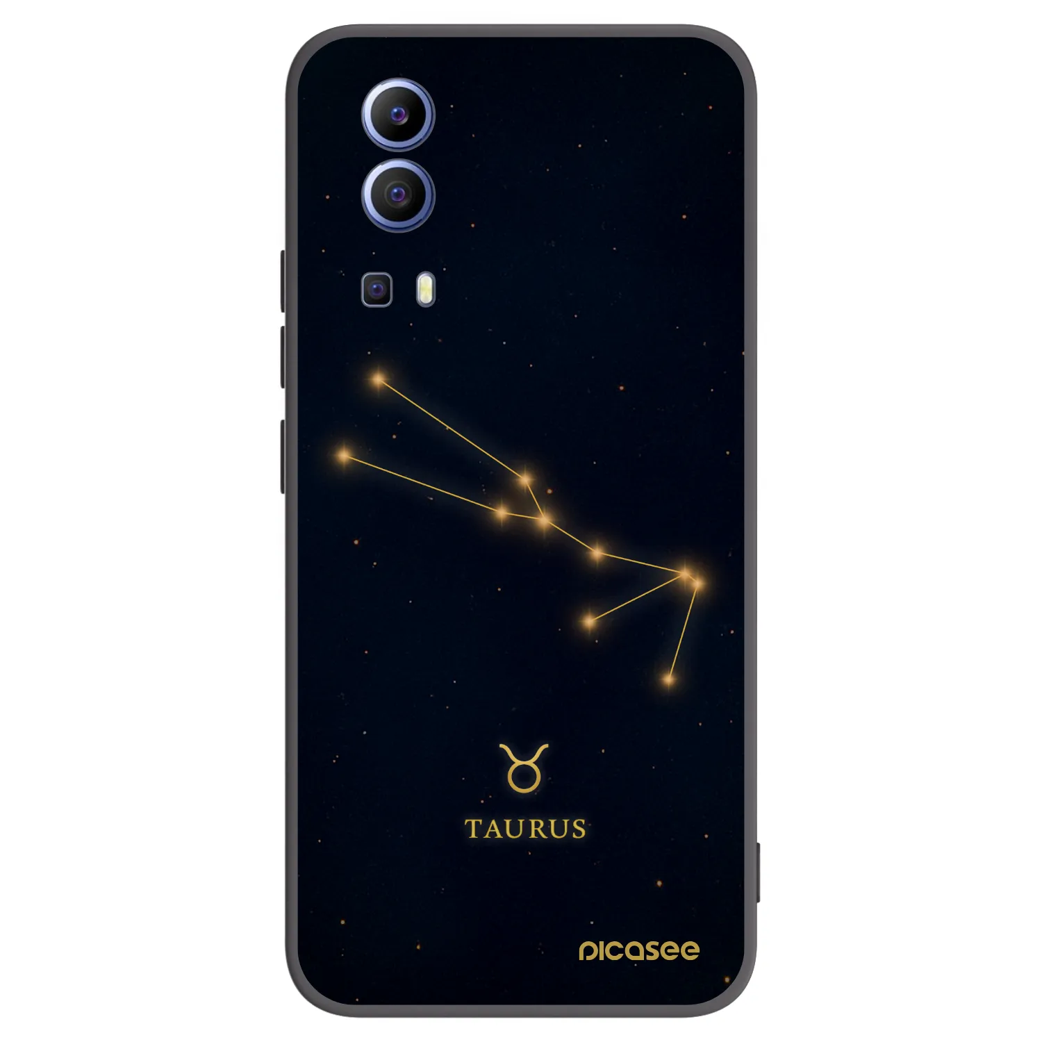 Picasee silikonový černý obal pro Vivo Y52 5G - TAURUS