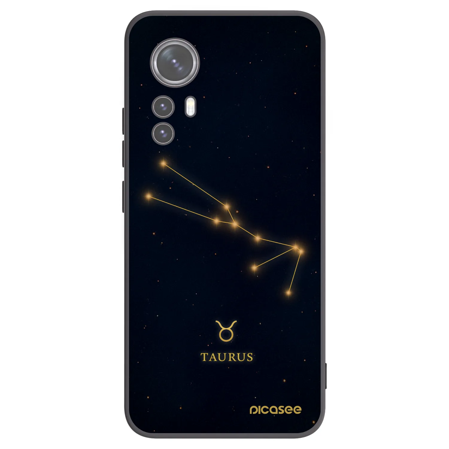 Picasee silikonový černý obal pro Xiaomi 12X - TAURUS