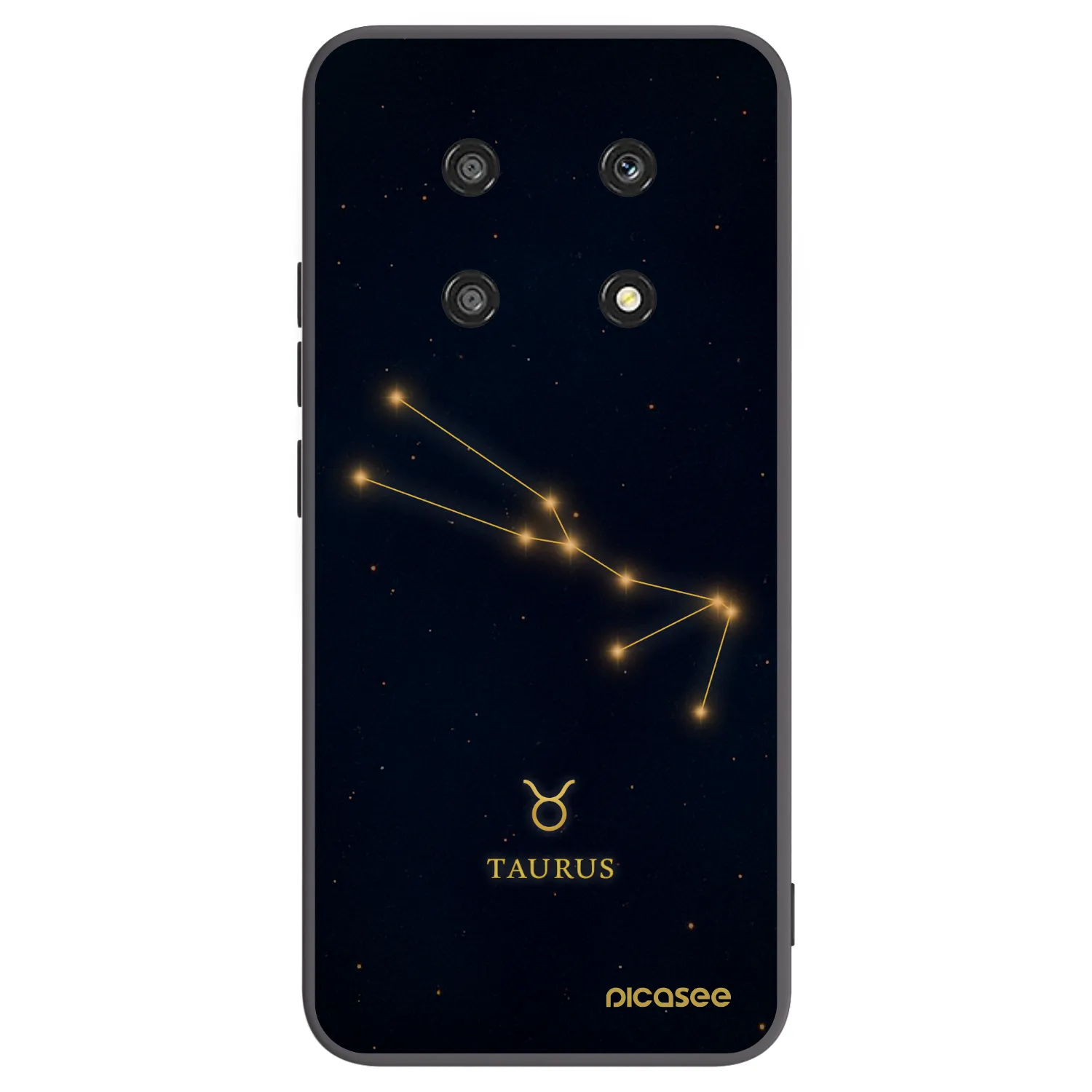 Picasee silikonový černý obal pro Honor Magic4 Lite 5G - TAURUS