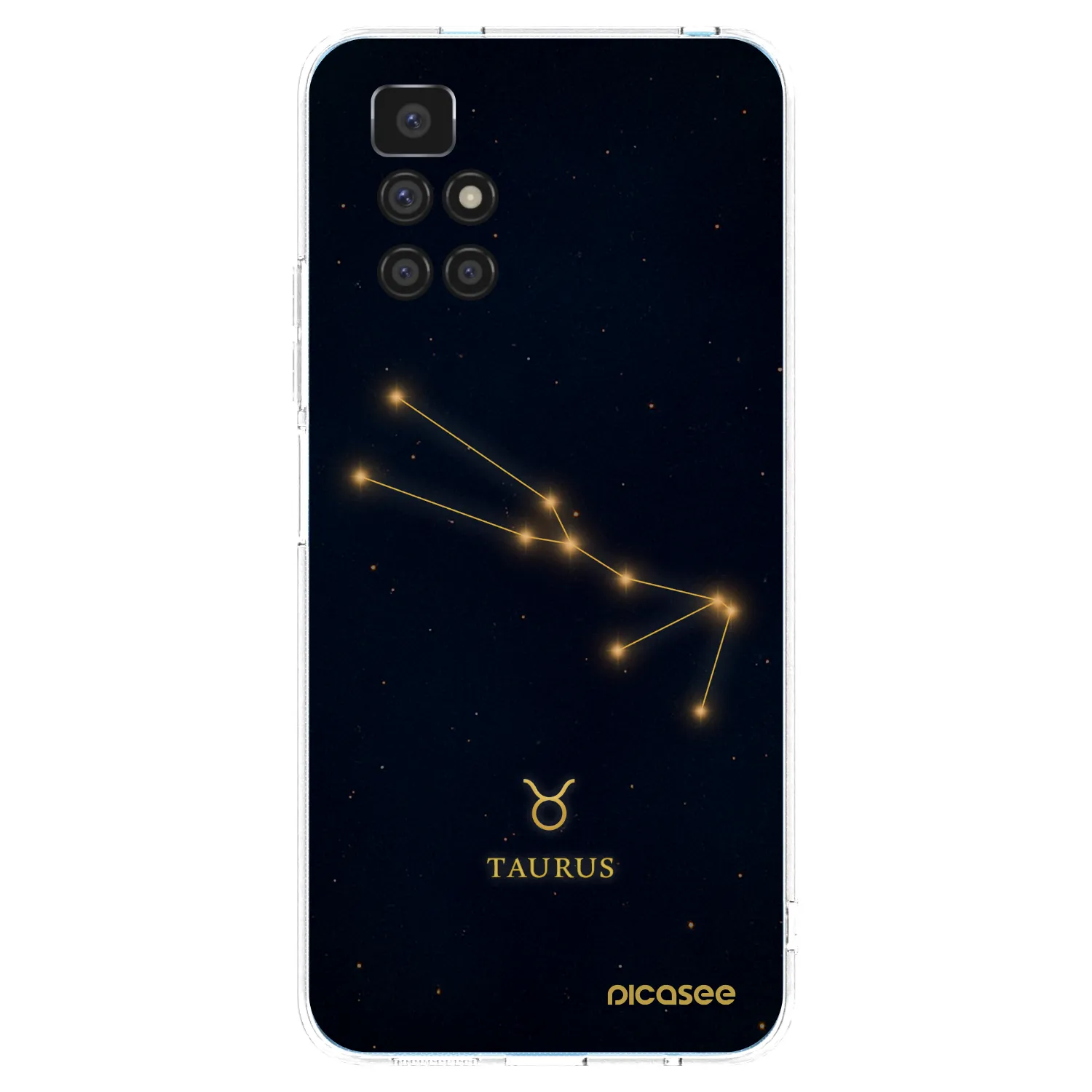 Picasee silikonový průhledný obal pro Xiaomi Redmi 10 (2022) - TAURUS