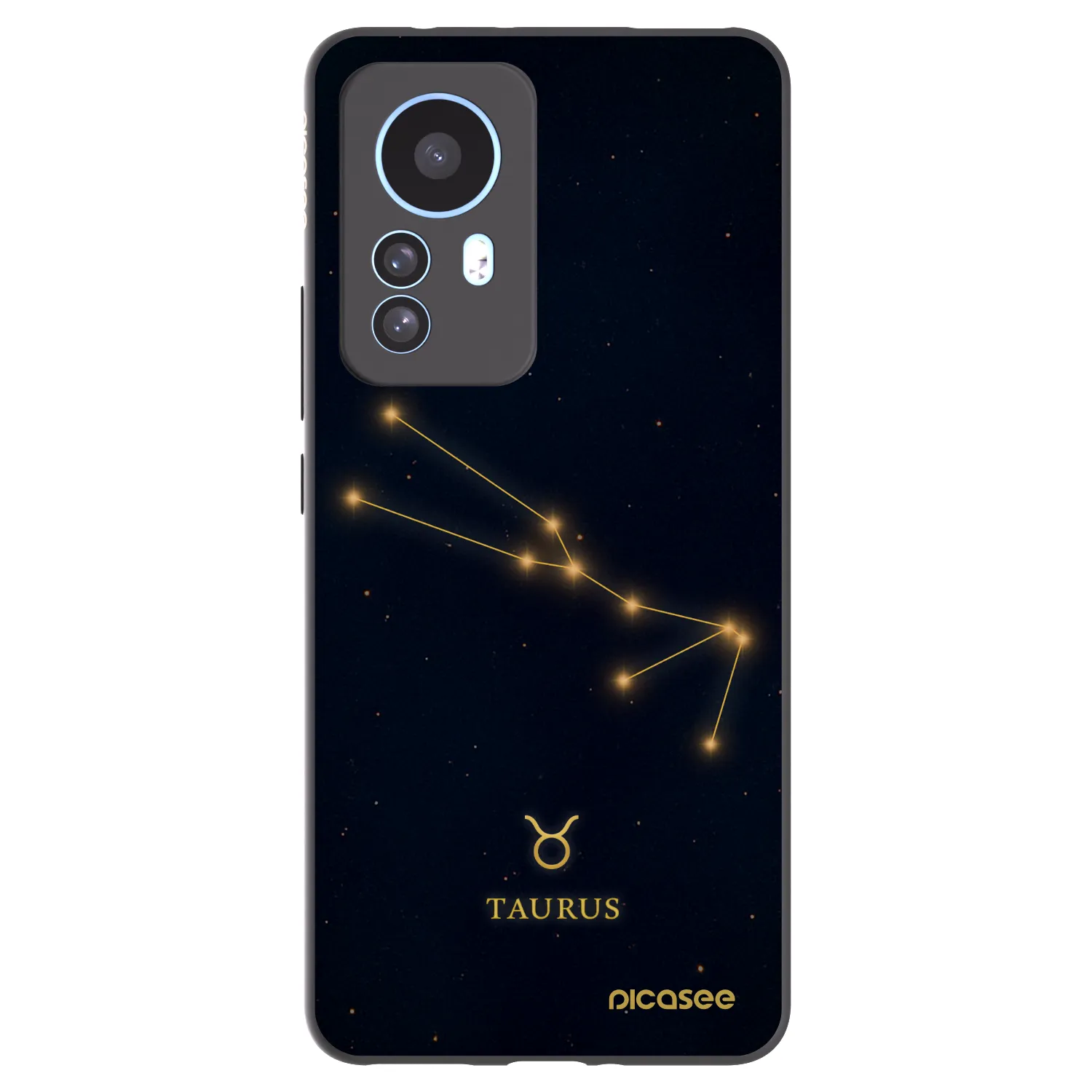 Picasee silikonový černý obal pro Xiaomi 12T Pro - TAURUS