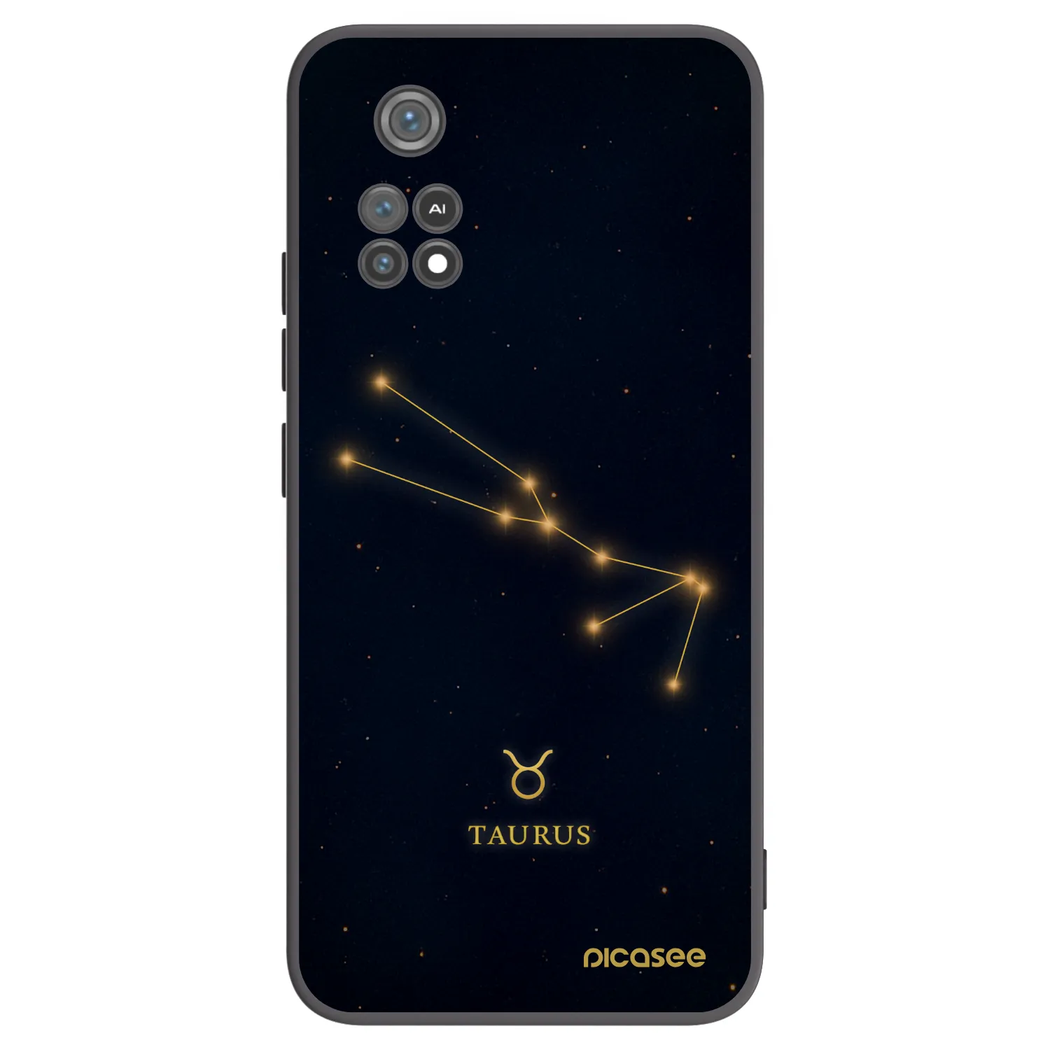 Picasee silikonový černý obal pro Xiaomi Poco M4 Pro - TAURUS