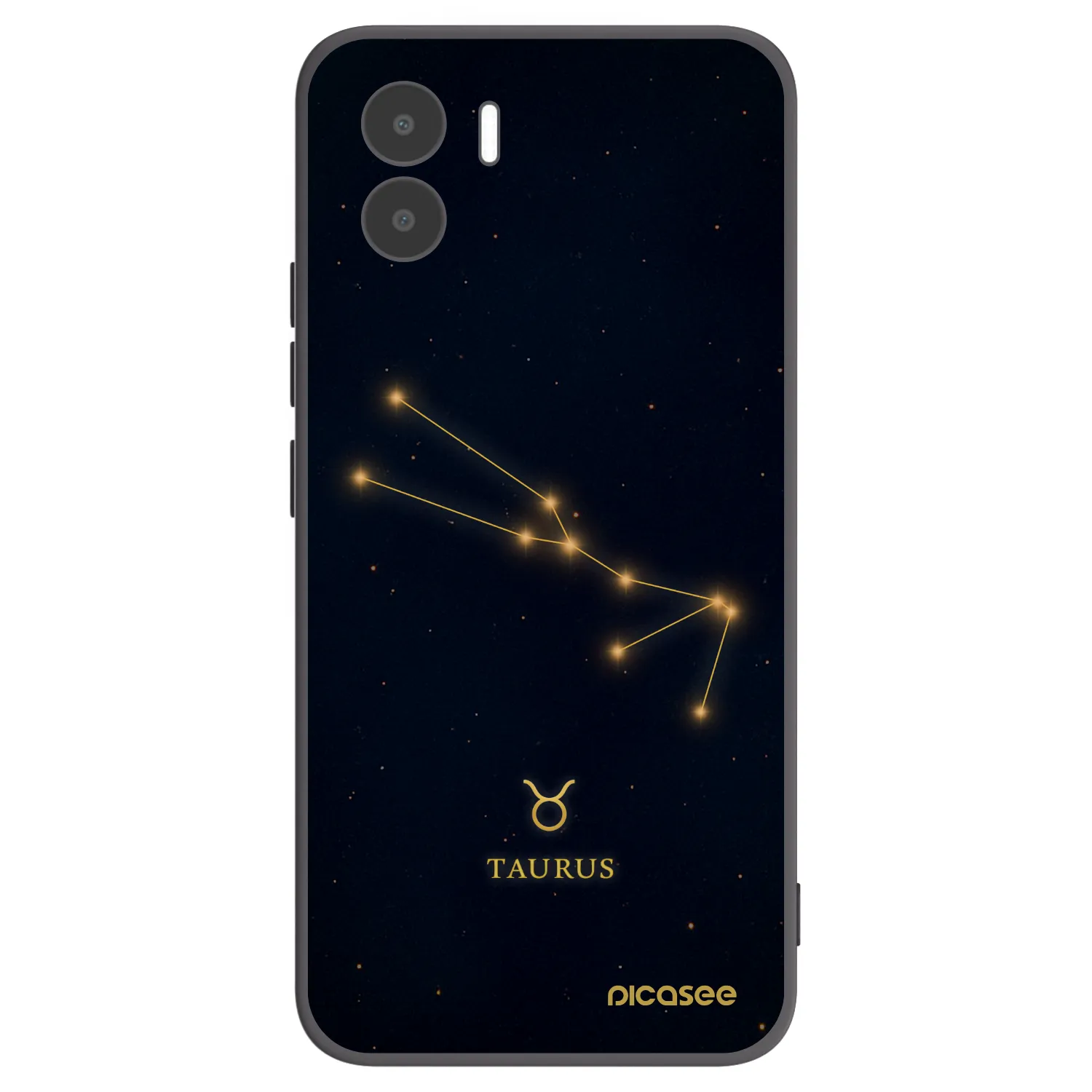 Picasee silikonový černý obal pro Xiaomi Redmi A1 - TAURUS