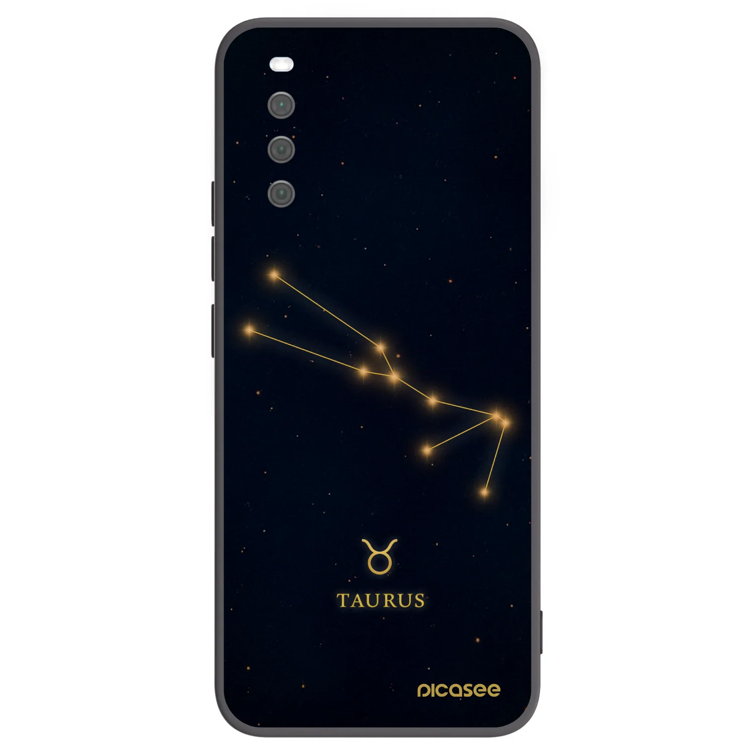 Picasee silikonový černý obal pro Sony Xperia 10 III - TAURUS