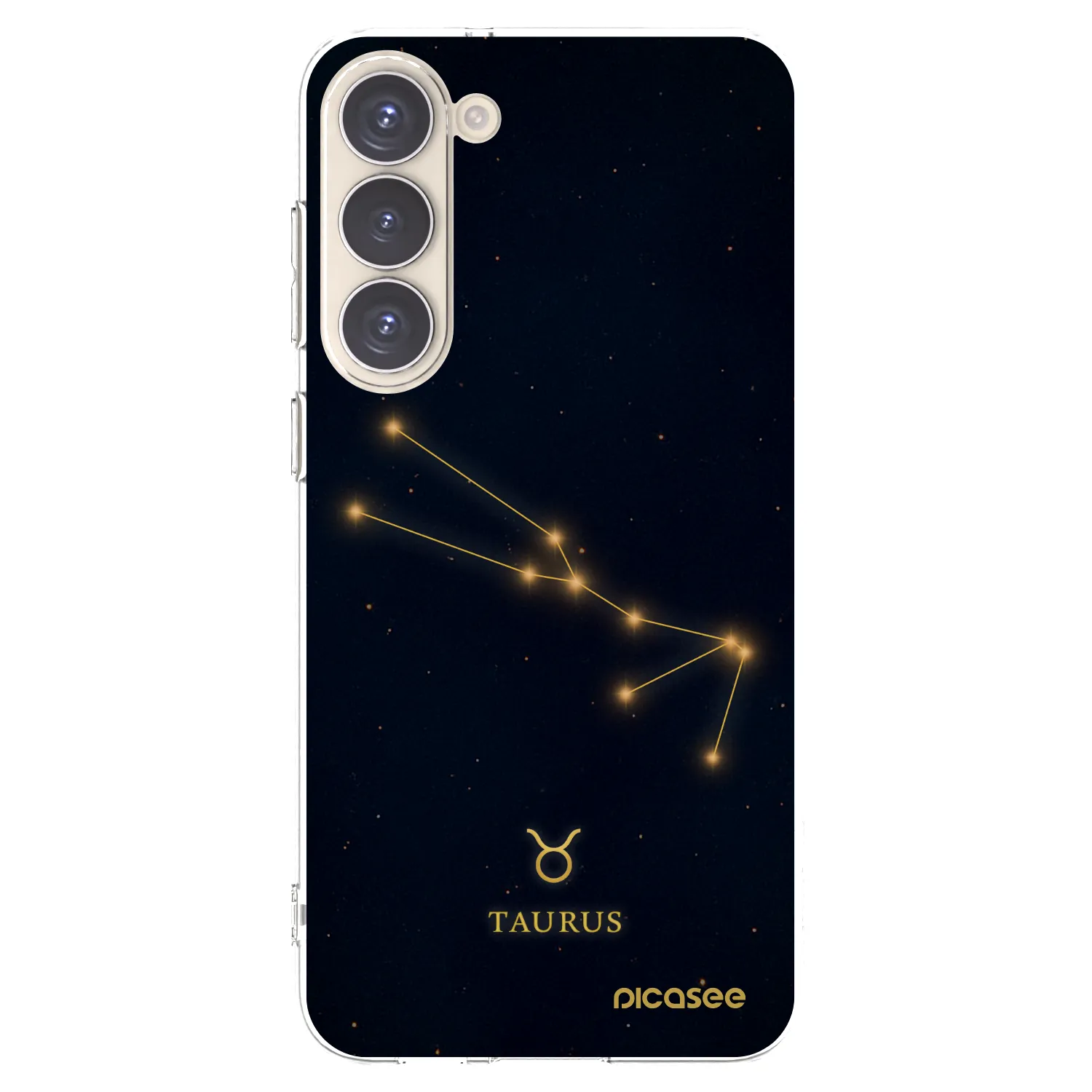 Picasee silikonový průhledný obal pro Samsung Galaxy S23+ 5G - TAURUS