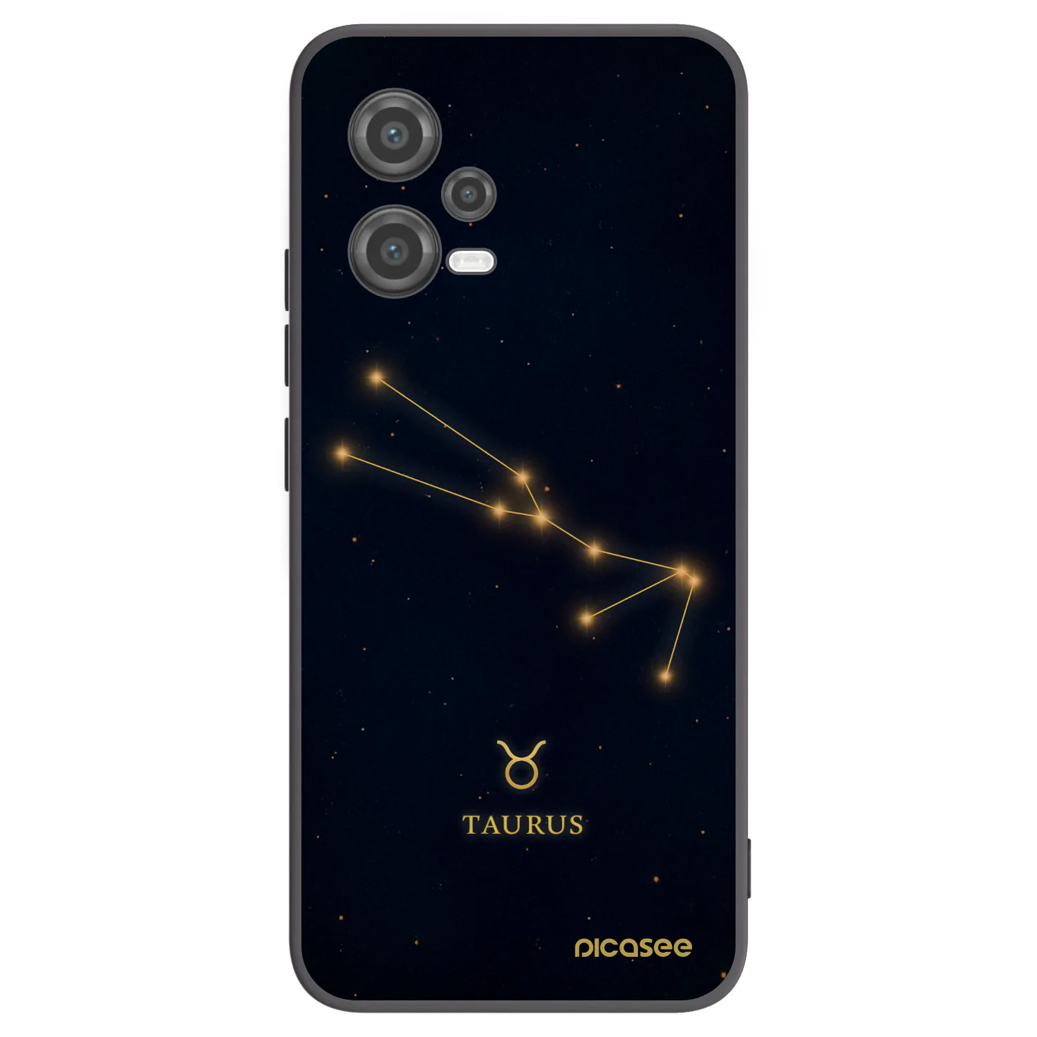Picasee silikonový černý obal pro Xiaomi Poco X5 - TAURUS