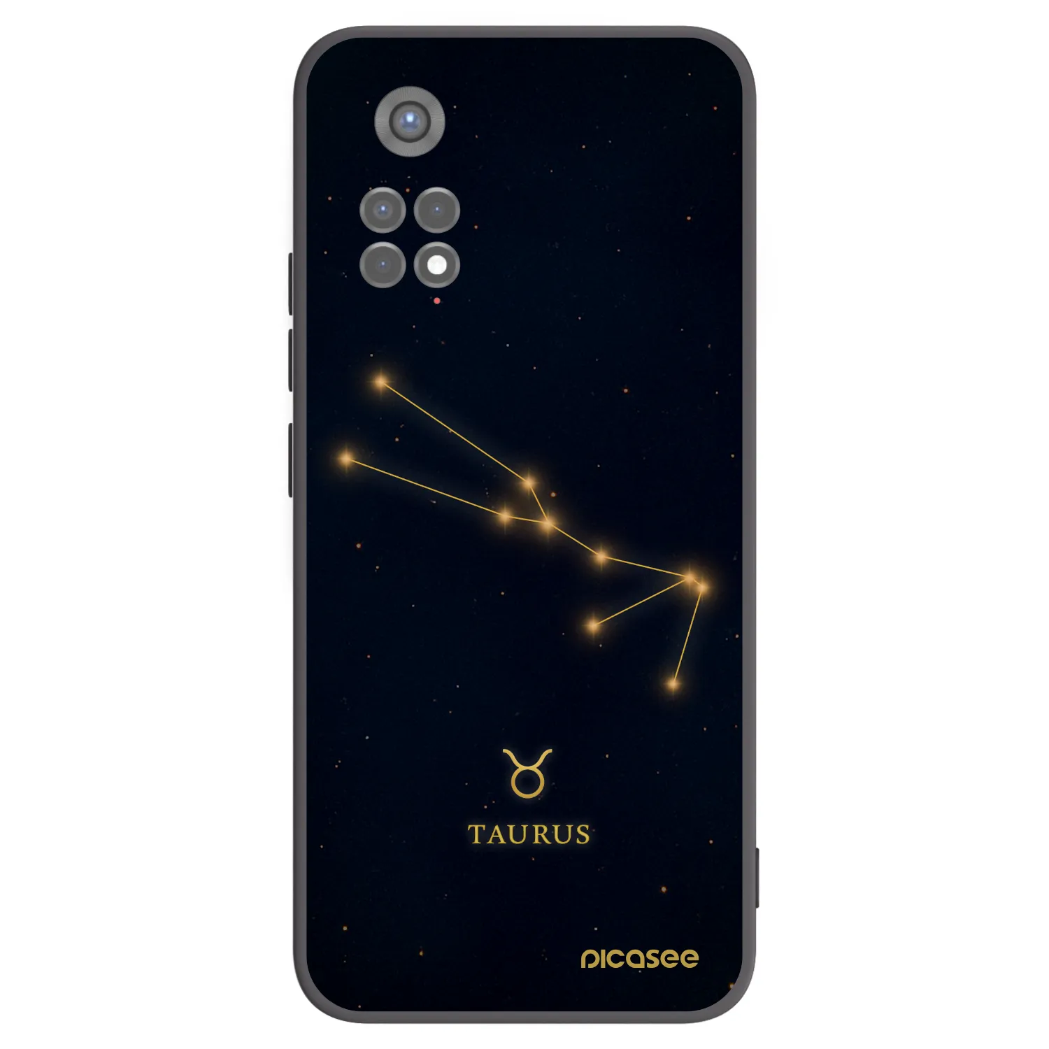 Picasee silikonový černý obal pro Xiaomi Redmi Note 11S 5G - TAURUS