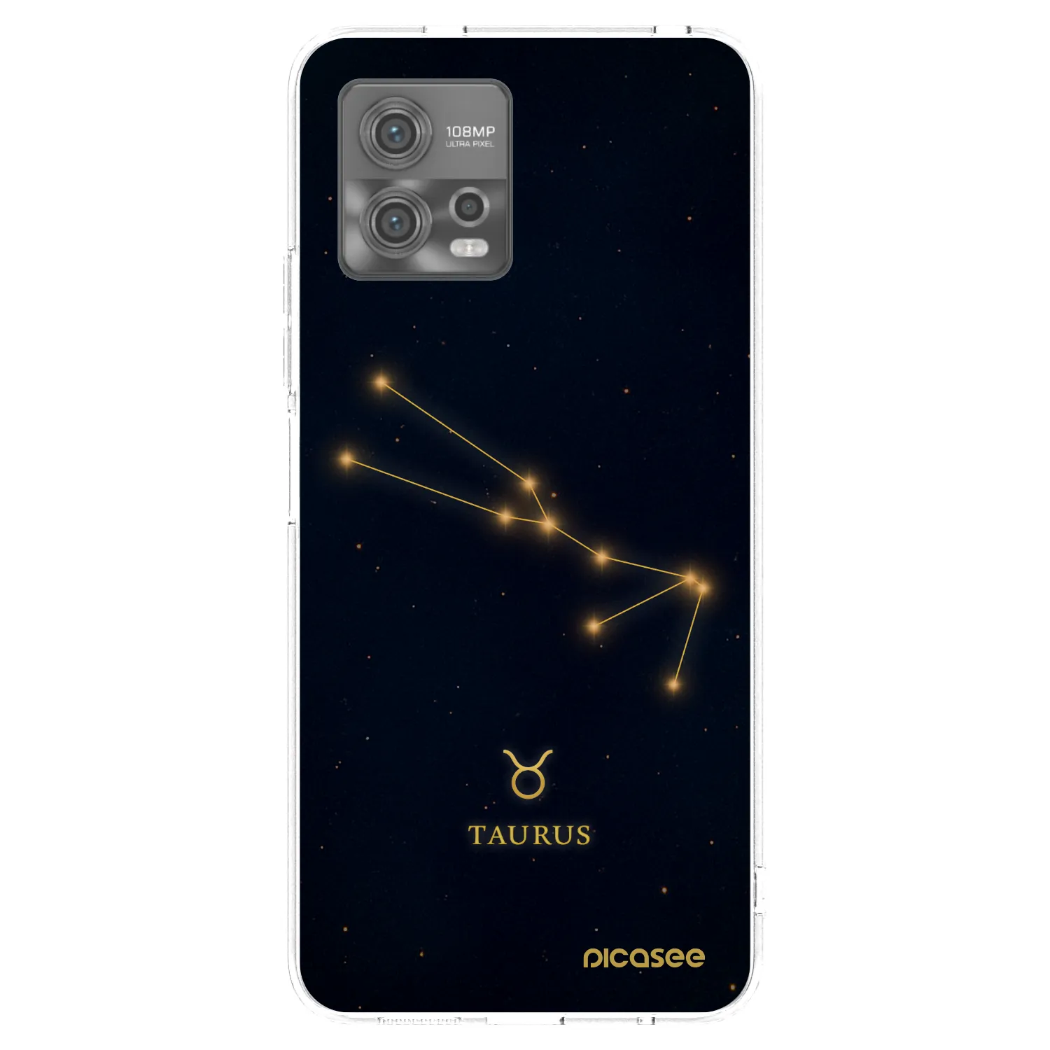 Picasee silikonový průhledný obal pro Motorola Moto G72 - TAURUS