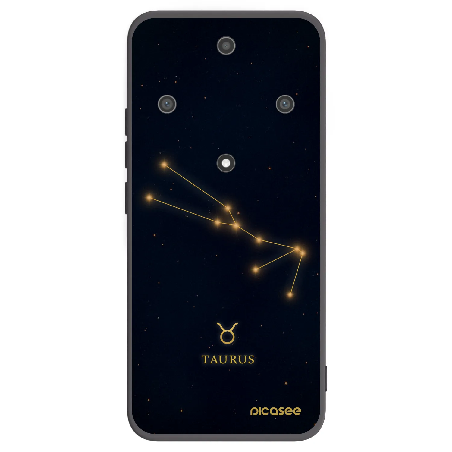 Picasee silikonový černý obal pro Honor Magic5 Lite 5G - TAURUS