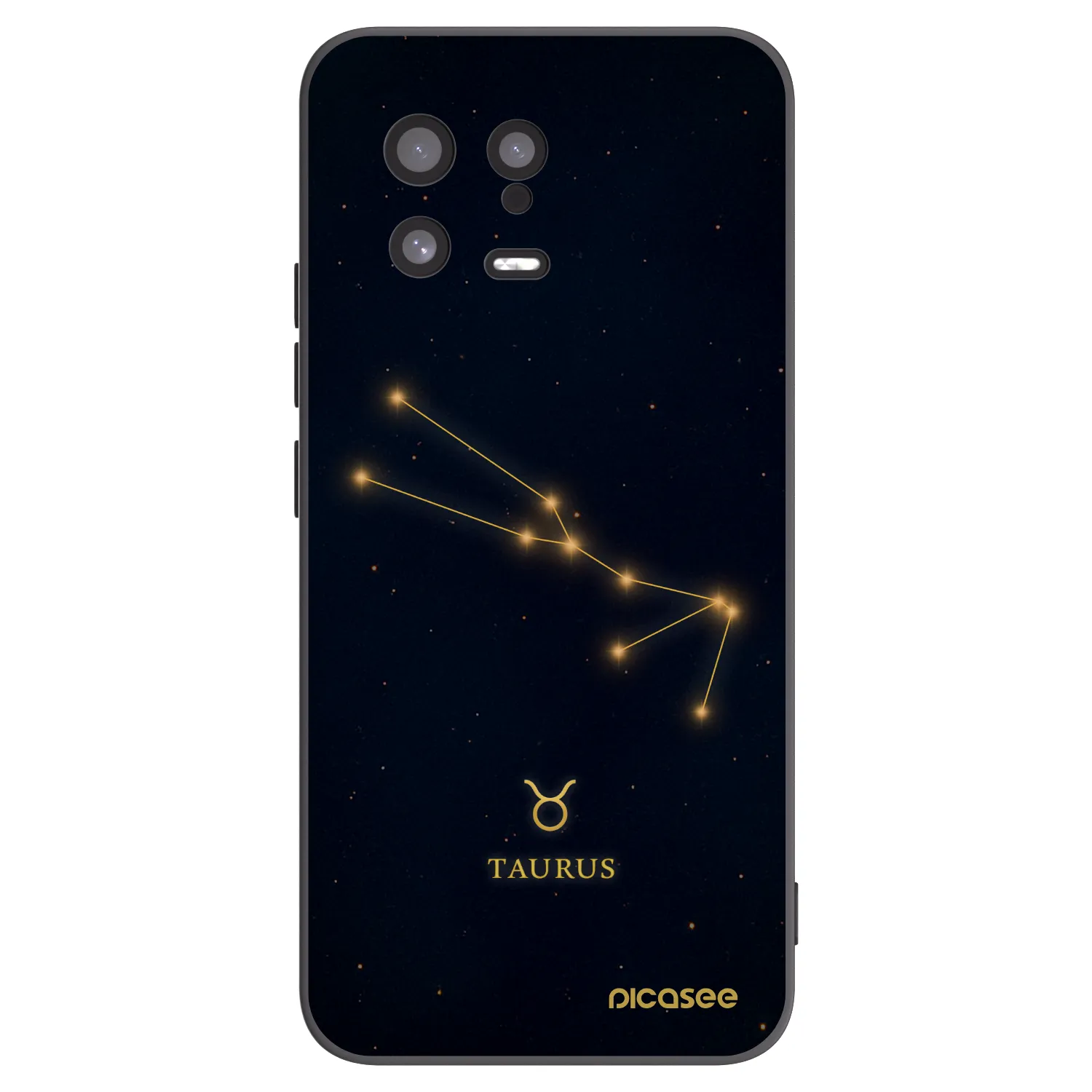 Picasee silikonový černý obal pro Xiaomi 13 - TAURUS