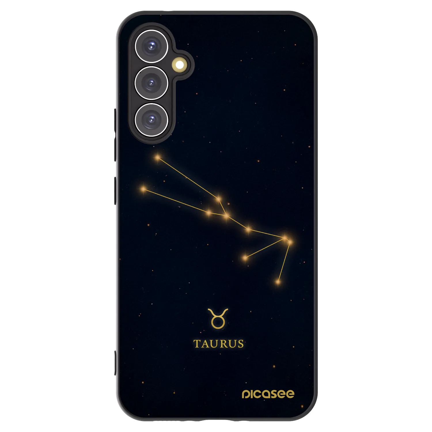 Picasee silikonový černý obal pro Samsung Galaxy A34 5G A346B - TAURUS