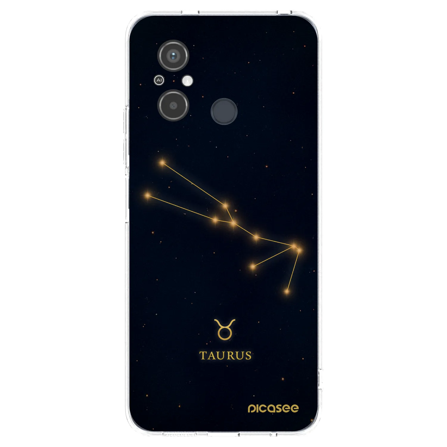 Picasee silikonový průhledný obal pro Xiaomi Redmi 12C - TAURUS