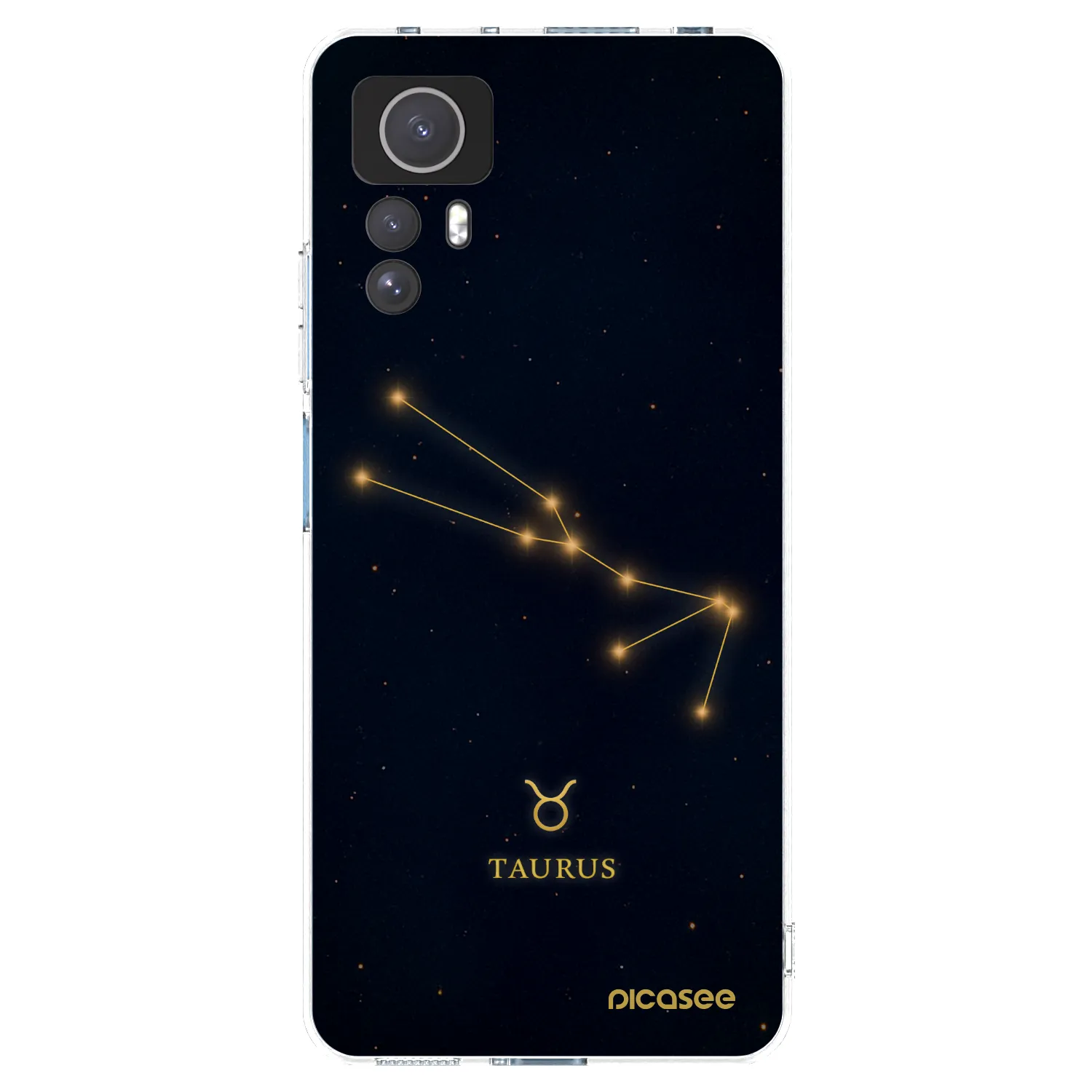 Picasee silikonový průhledný obal pro Xiaomi Redmi Note 12S - TAURUS