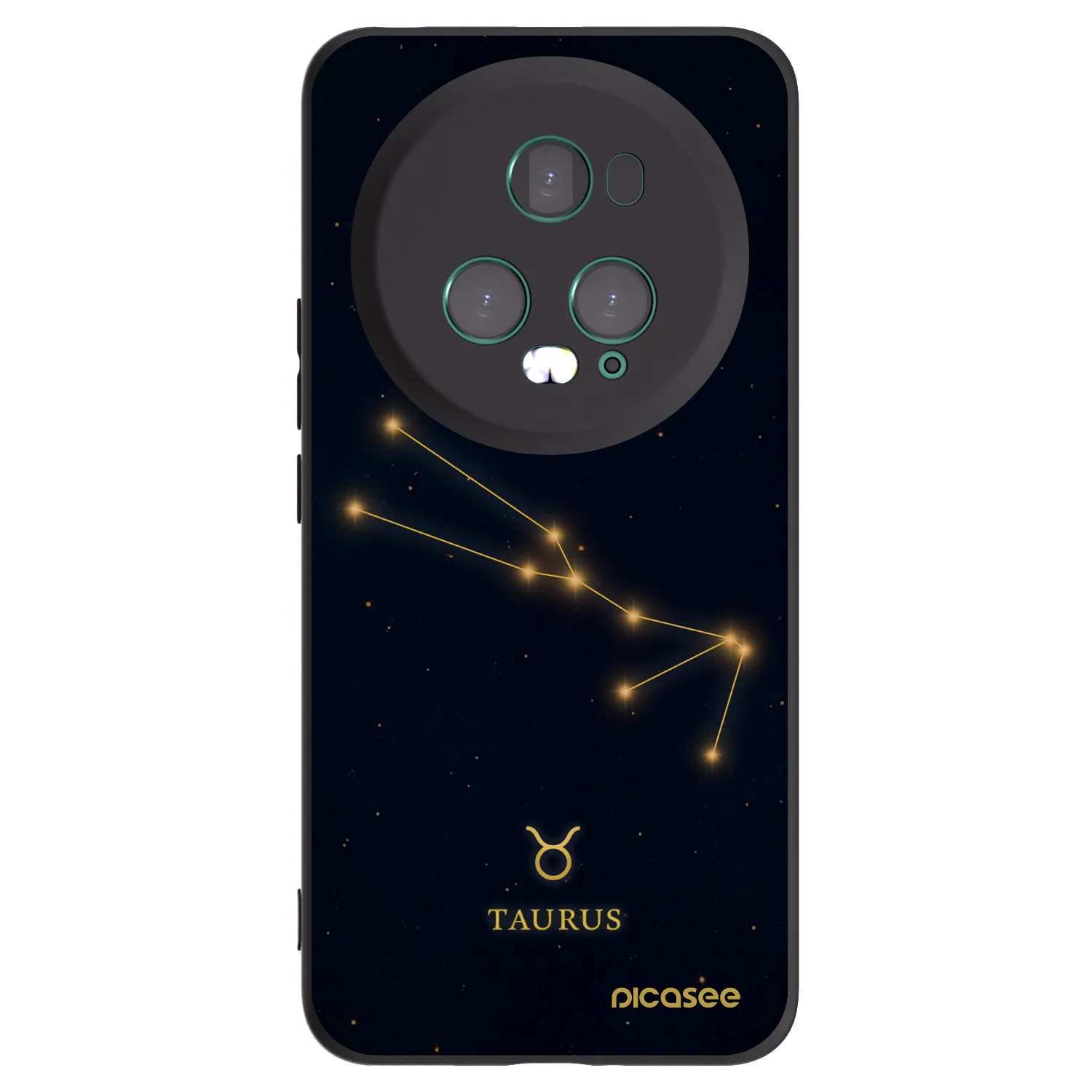 Picasee silikonový černý obal pro Honor Magic5 Pro - TAURUS