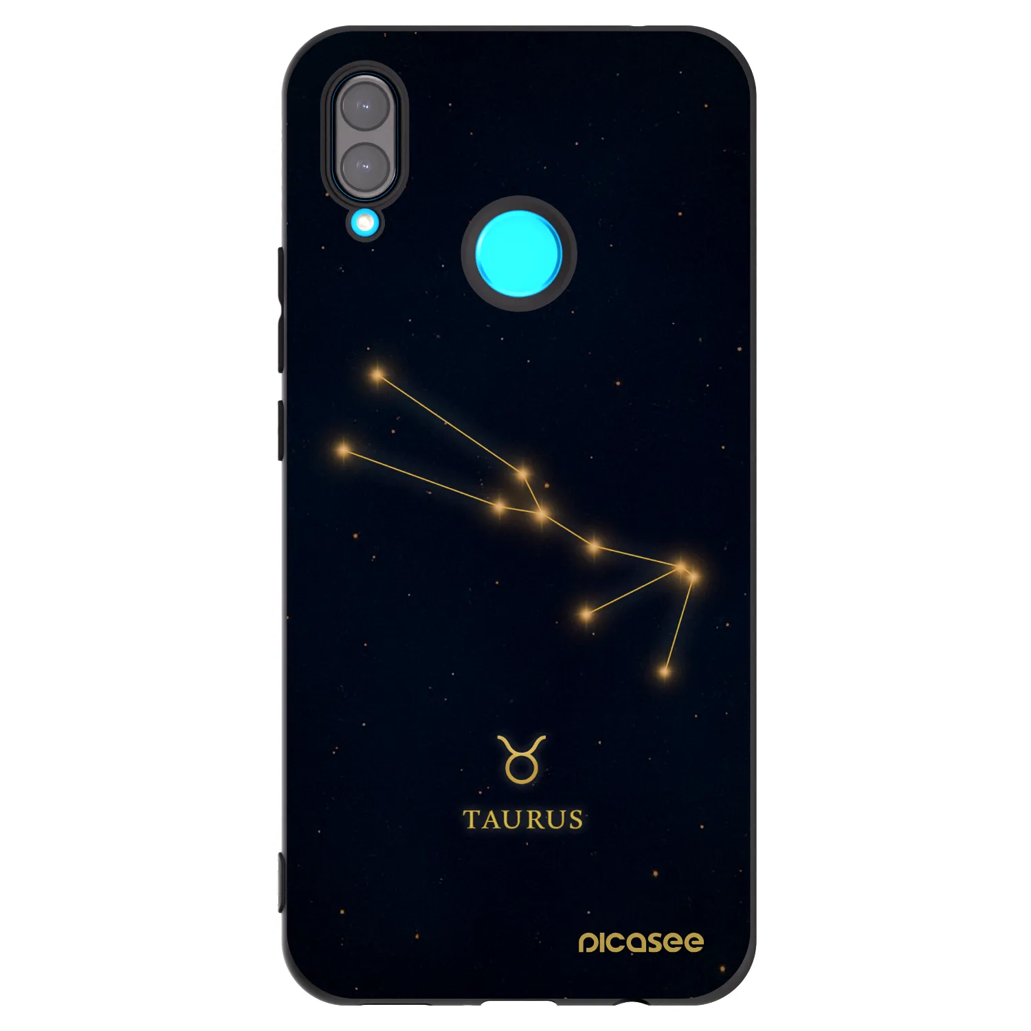 Picasee silikonový černý obal pro Huawei Nova 3 - TAURUS