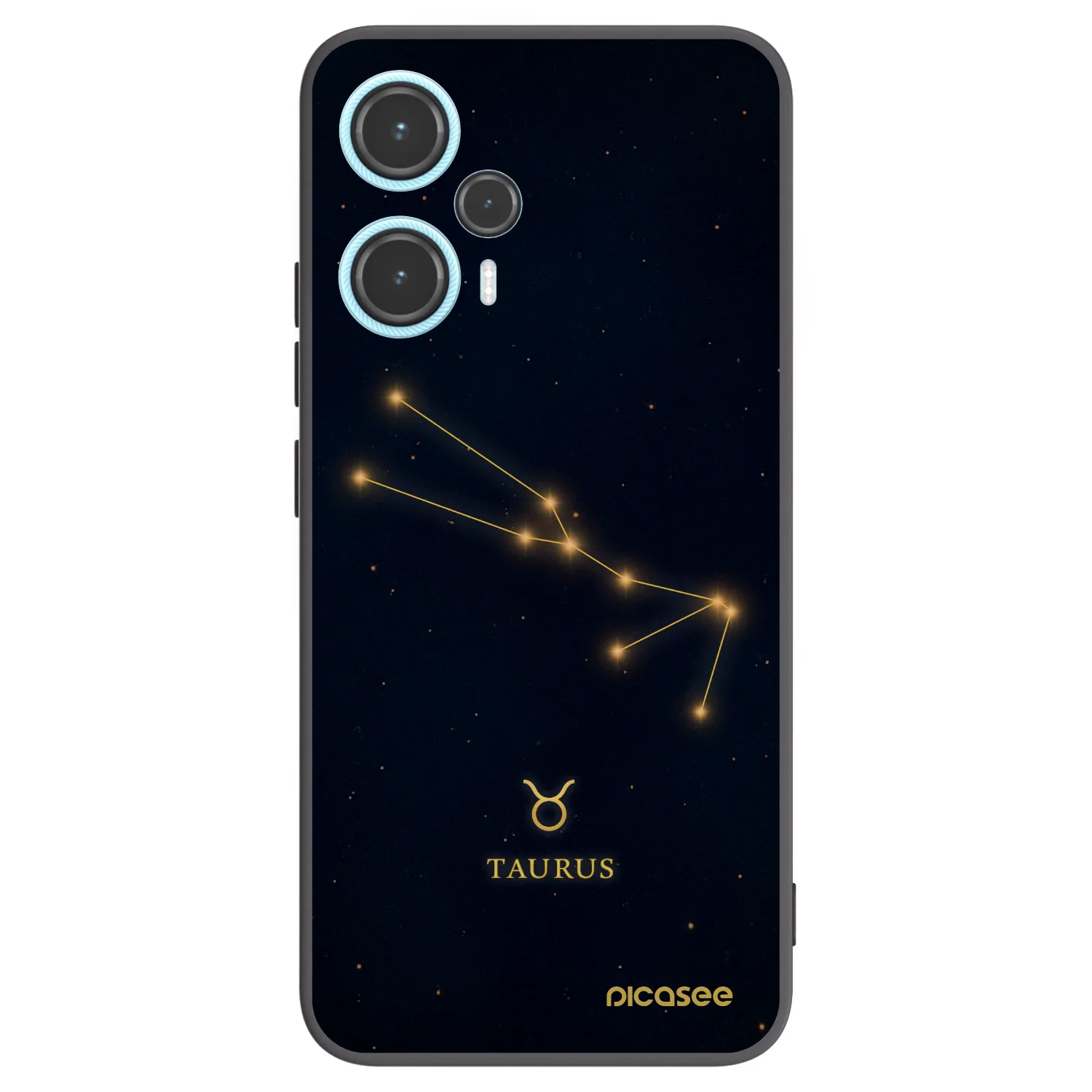 Picasee silikonový černý obal pro Xiaomi Poco F5 - TAURUS