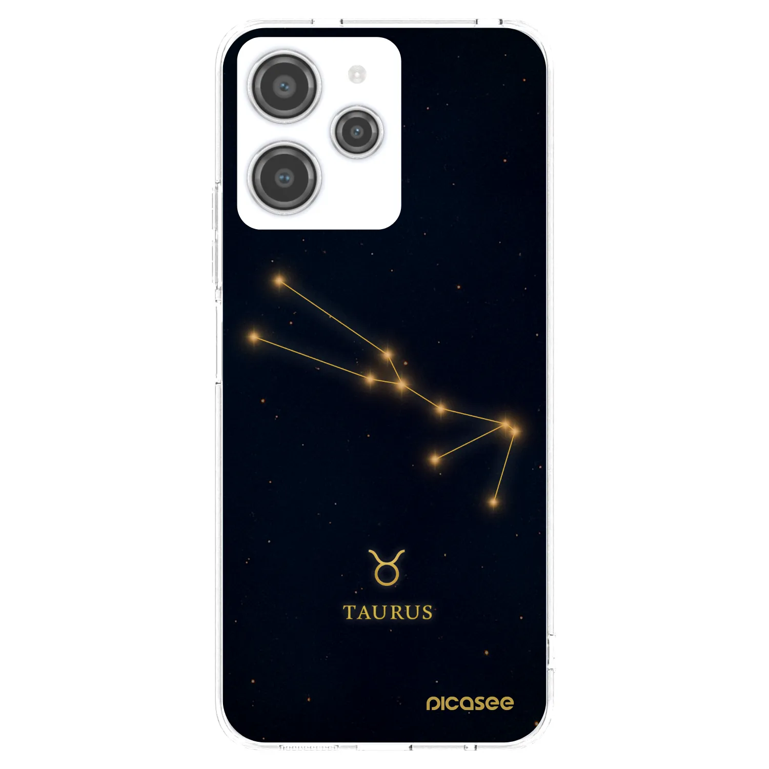 Picasee silikonový průhledný obal pro Xiaomi Redmi 12 4G - TAURUS