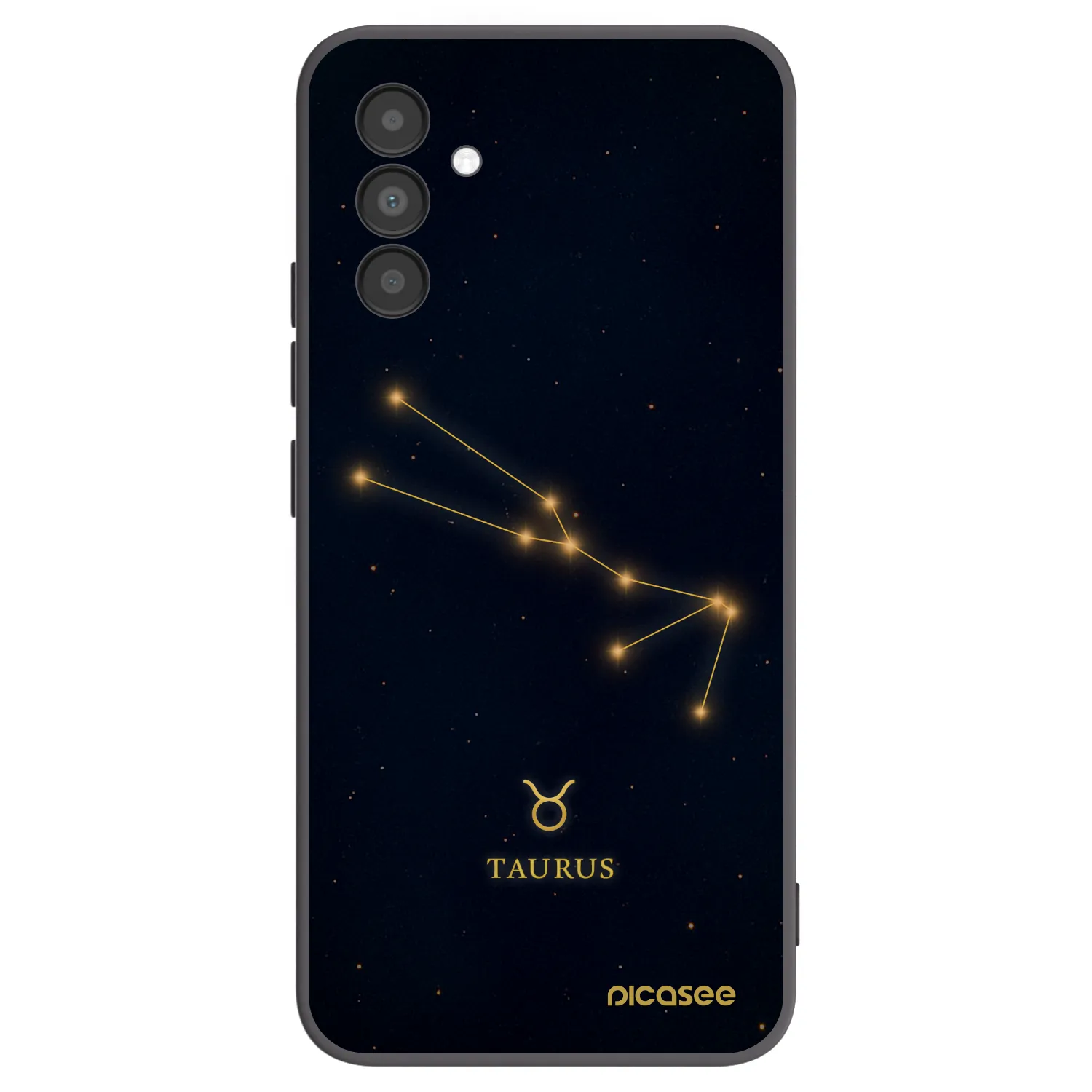 Picasee silikonový černý obal pro Samsung Galaxy A04s A047F - TAURUS