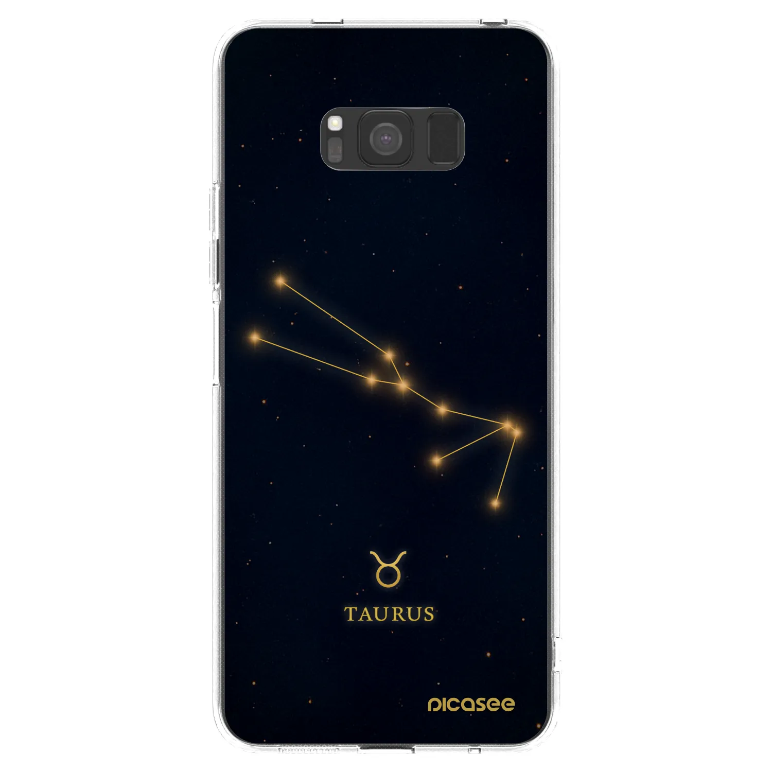 Picasee silikonový průhledný obal pro Samsung Galaxy S8 G950F - TAURUS