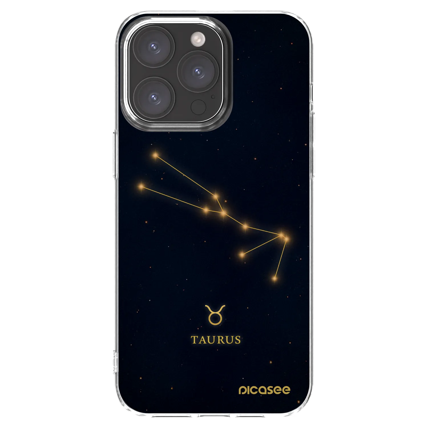 Picasee silikonový průhledný obal pro Apple iPhone 15 Pro Max - TAURUS