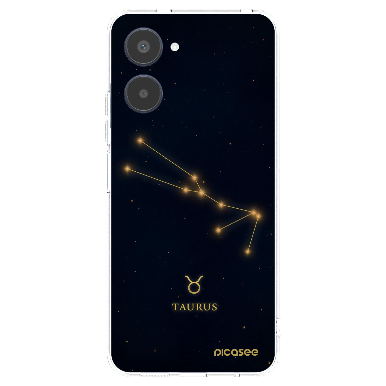 Picasee silikonový průhledný obal pro Realme 10 4G - TAURUS