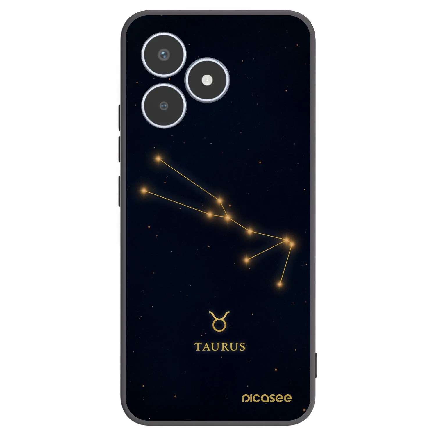 Picasee silikonový černý obal pro Realme C53 - TAURUS