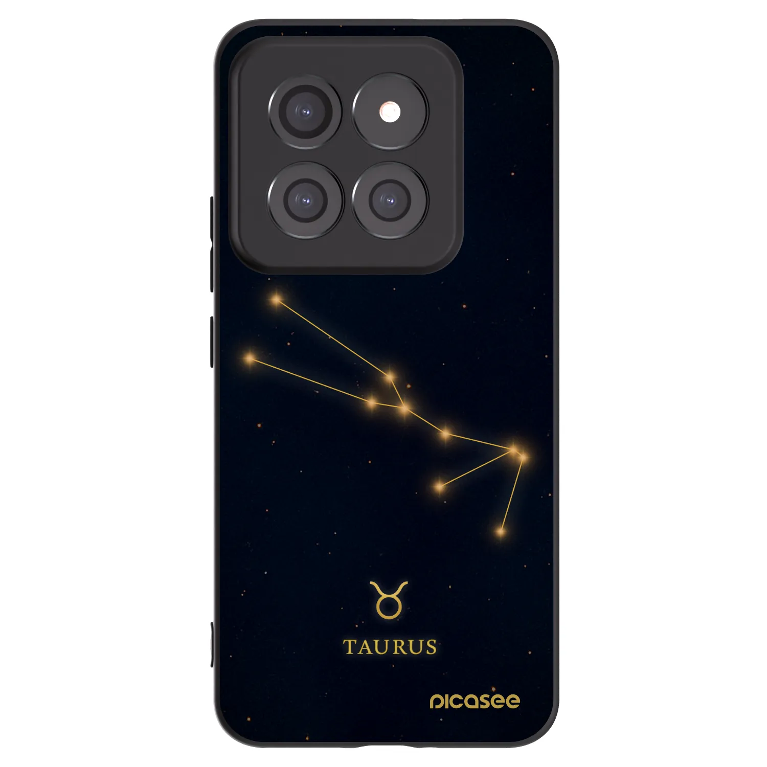 Picasee silikonový černý obal pro Xiaomi 14 Pro - TAURUS