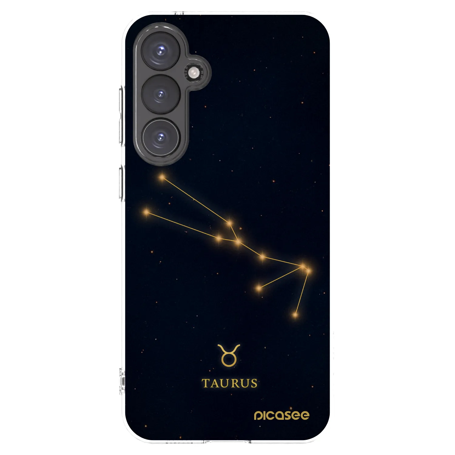 Picasee silikonový průhledný obal pro Samsung Galaxy S23 FE S711B - TAURUS