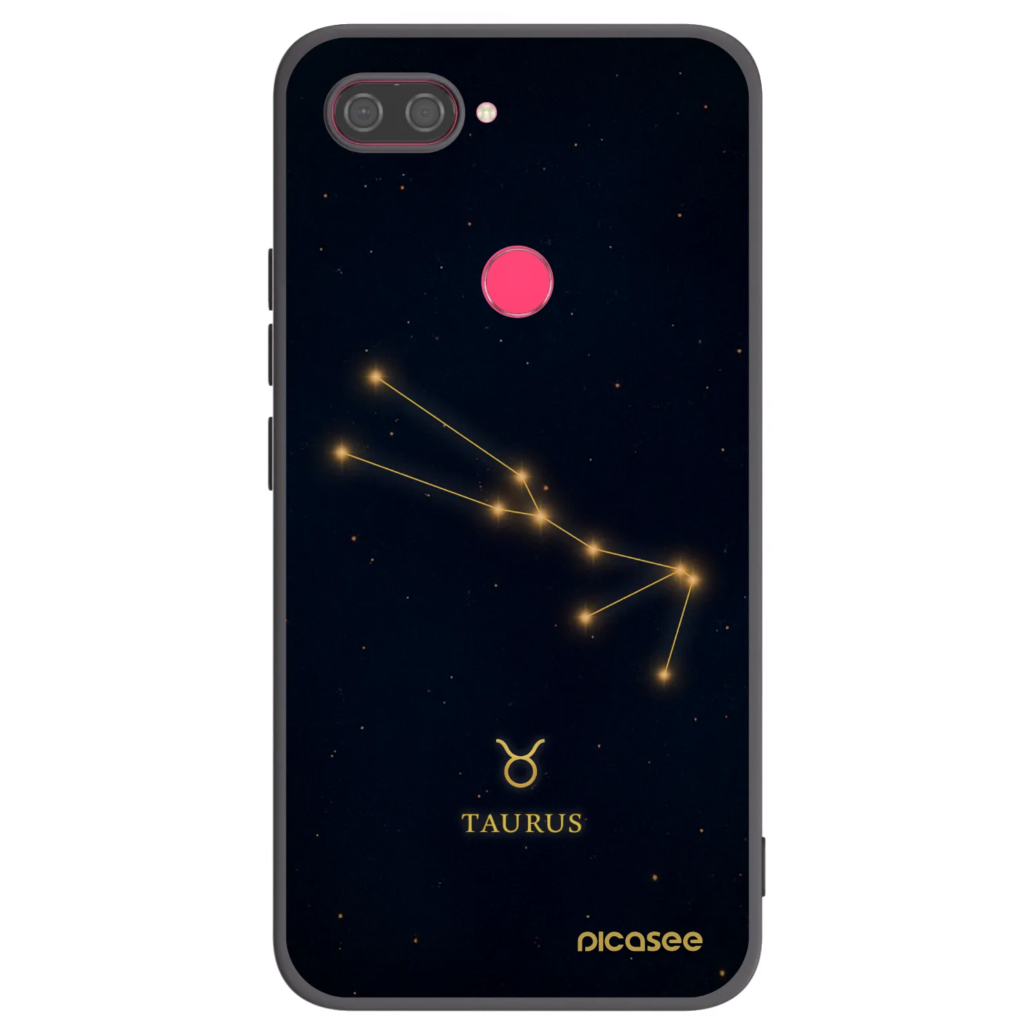 Picasee silikonový černý obal pro Xiaomi Mi 8 Lite - TAURUS