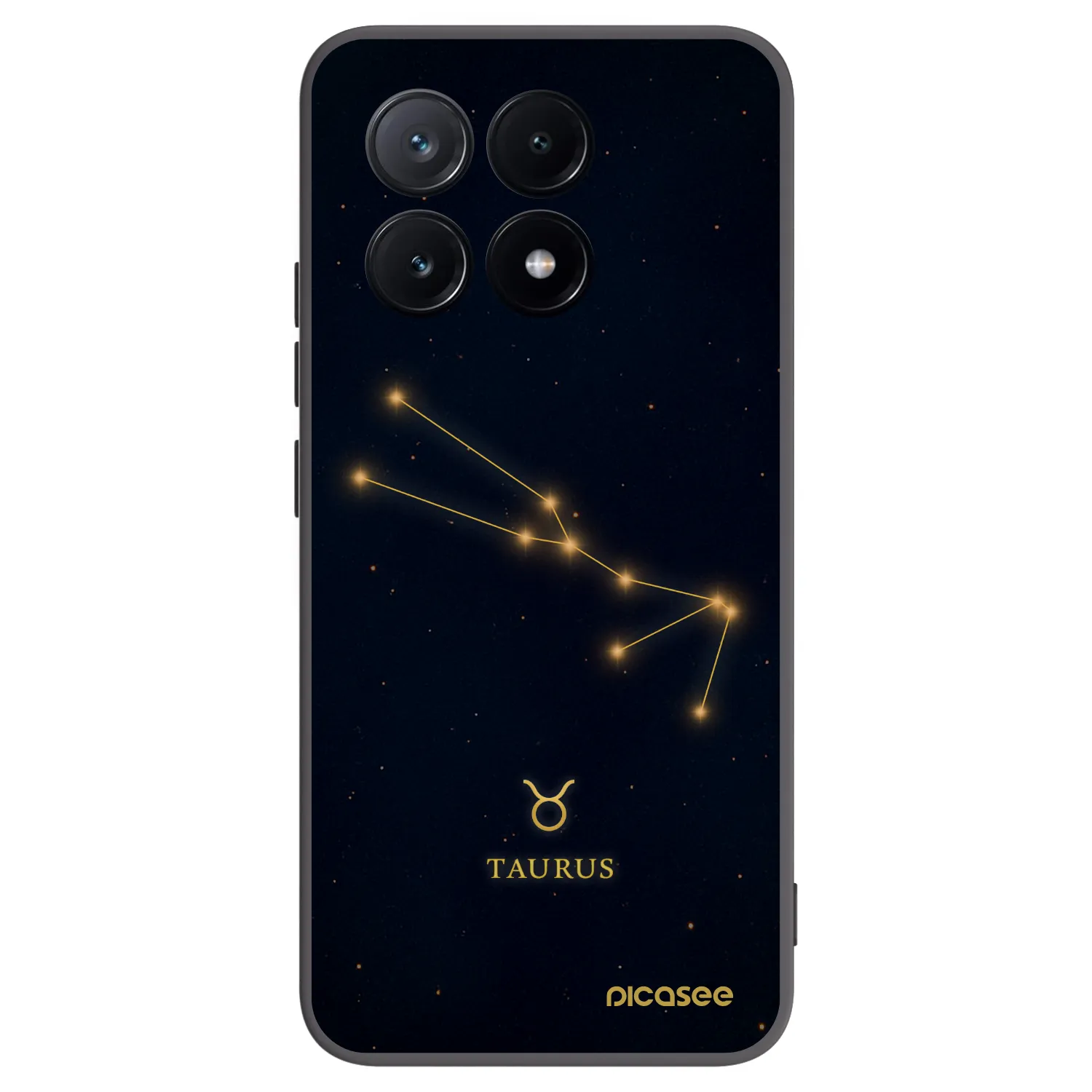 Picasee silikonový černý obal pro Xiaomi Poco X6 Pro - TAURUS