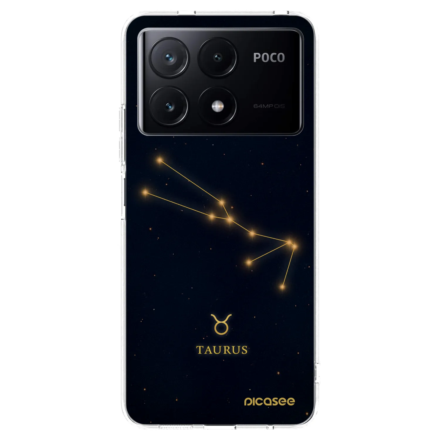 Picasee silikonový průhledný obal pro Xiaomi Poco X6 Pro - TAURUS