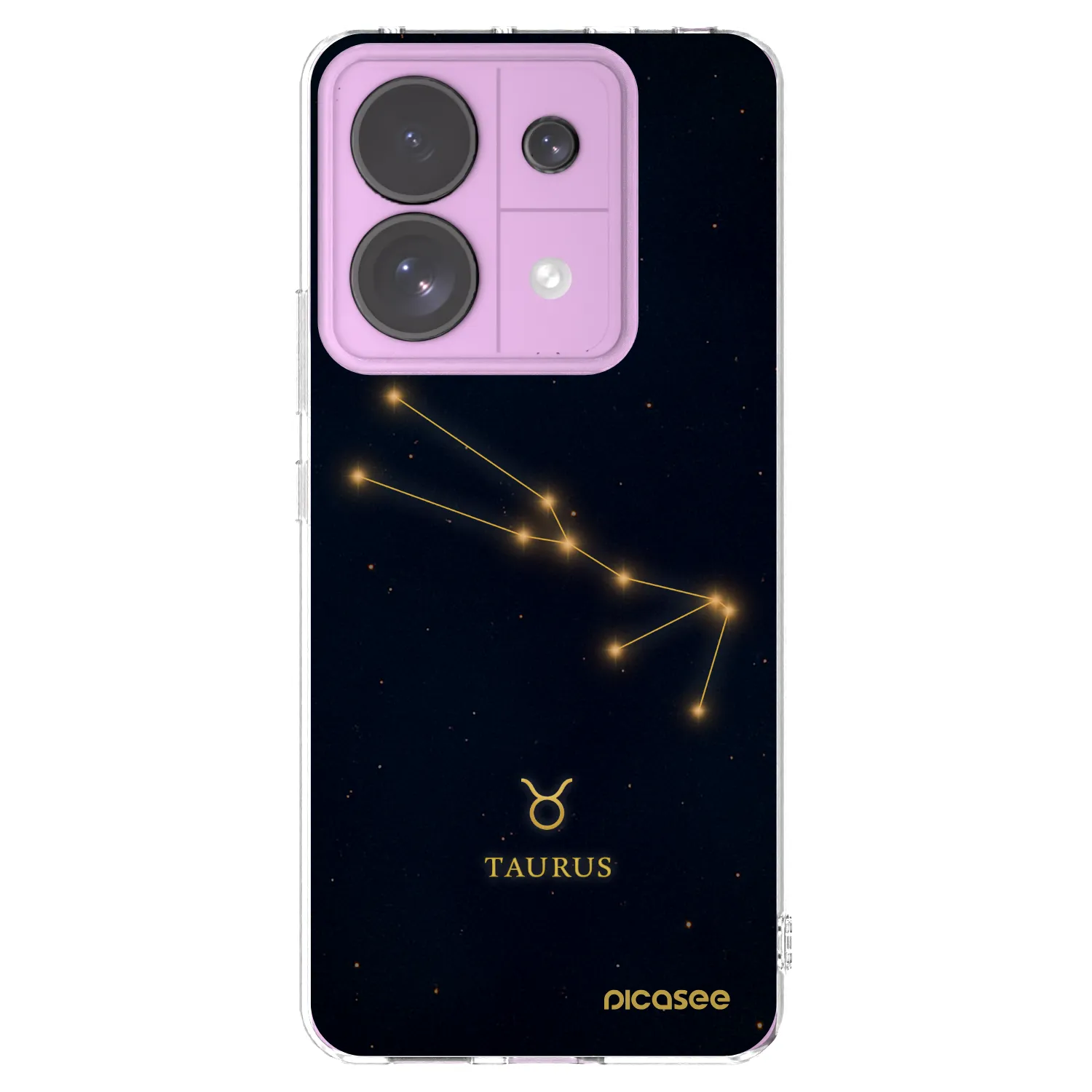 Picasee silikonový průhledný obal pro Xiaomi Redmi Note 13 Pro 5G - TAURUS