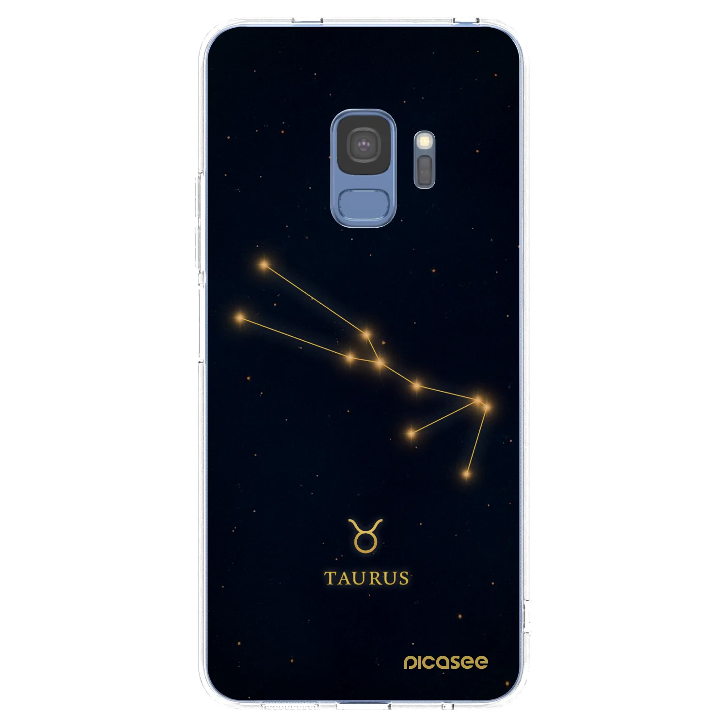 Picasee silikonový průhledný obal pro Samsung Galaxy S9 G960F - TAURUS
