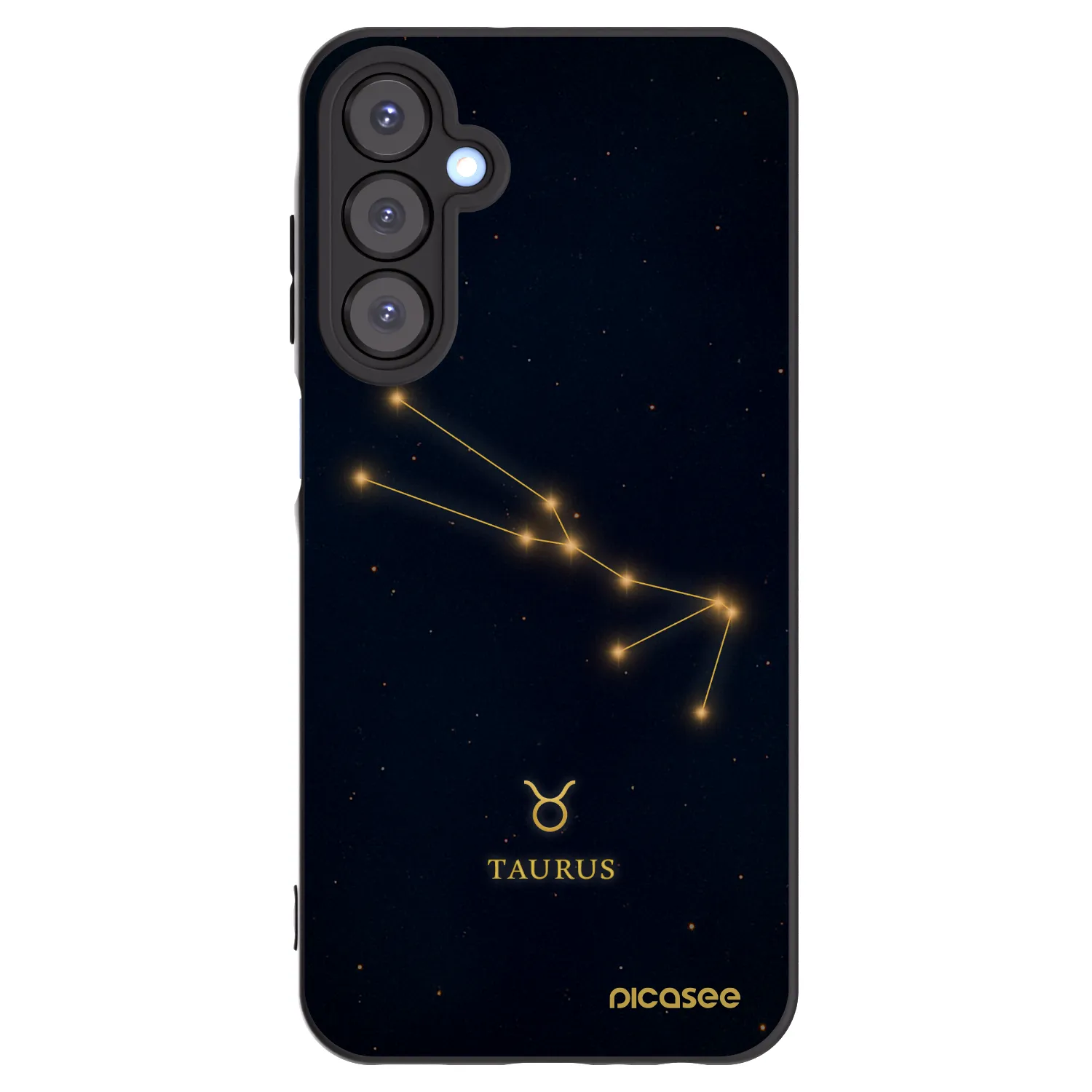 Picasee silikonový černý obal pro Samsung Galaxy A25 A256B 5G - TAURUS