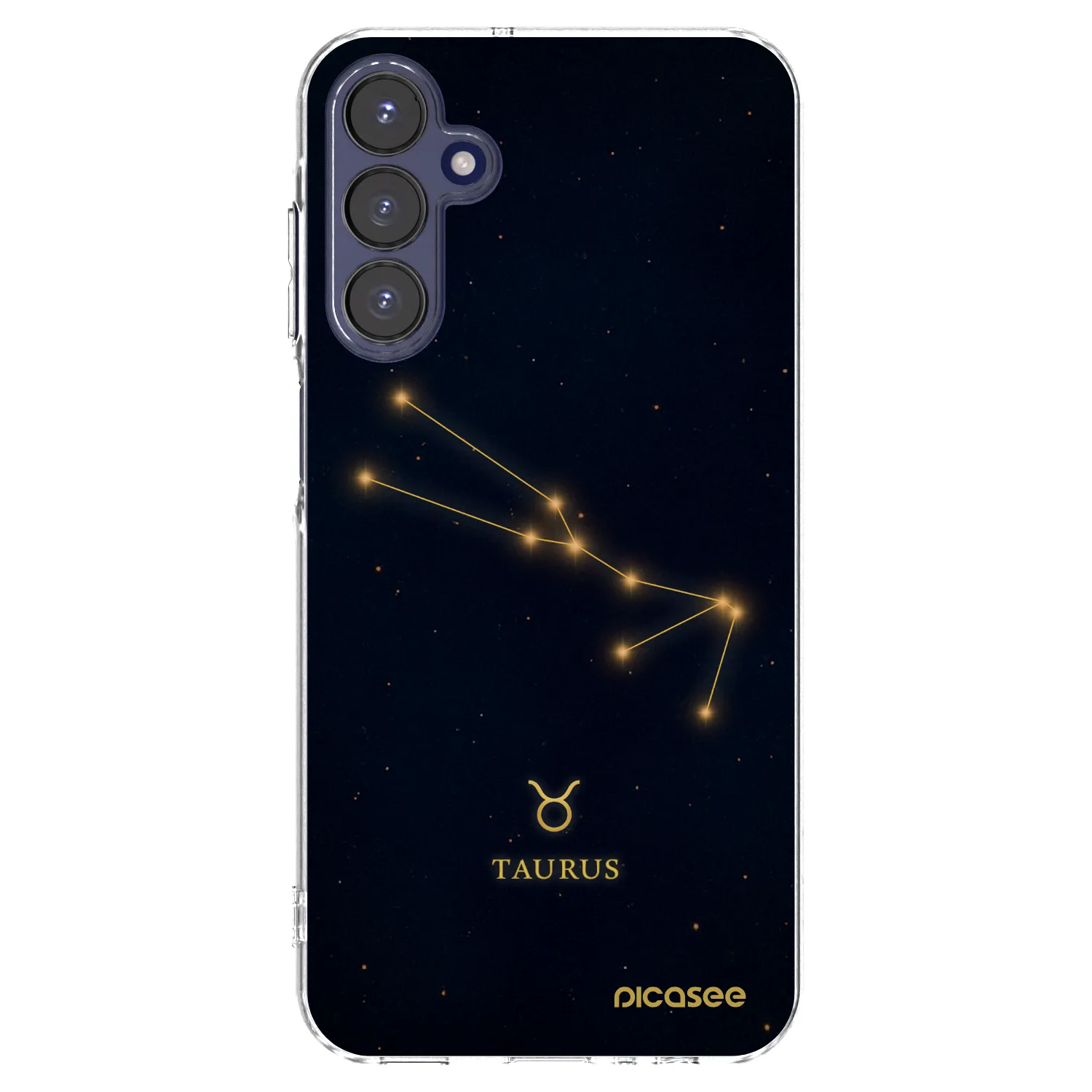 Picasee silikonový průhledný obal pro Samsung Galaxy A15 A155F 4G - TAURUS